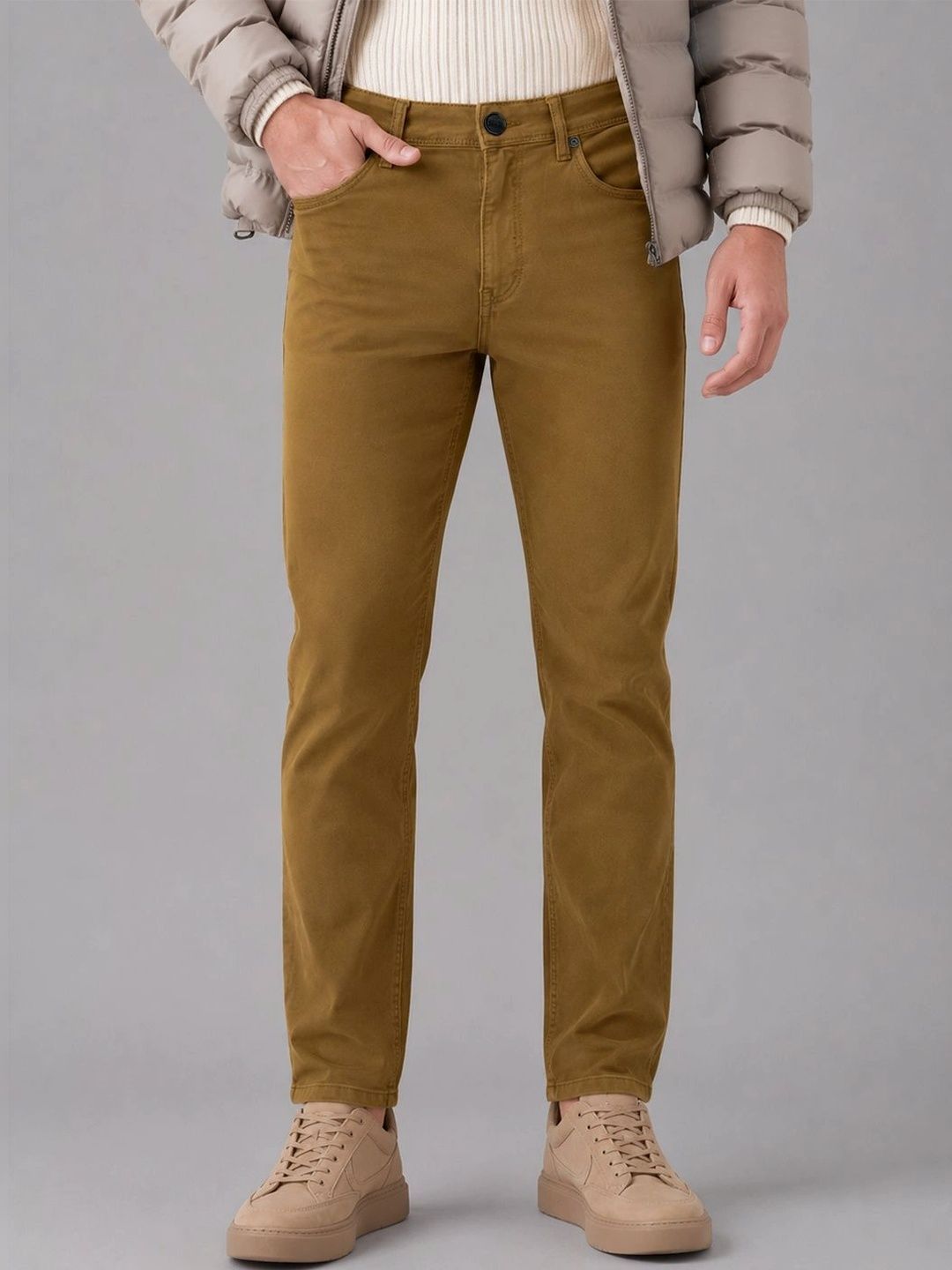 Chennis Men Slim Fit Mid-Rise Stretchable Jeans
