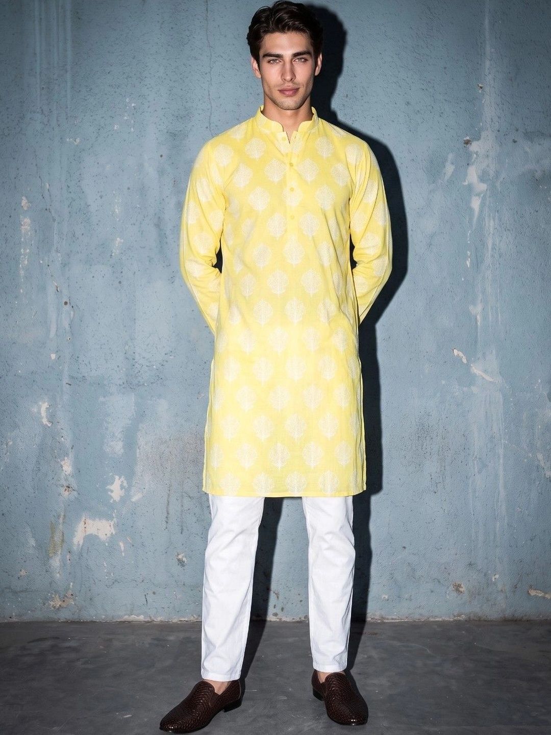 DRIP CHOWK Men Ethnic Motifs Printed Kurta