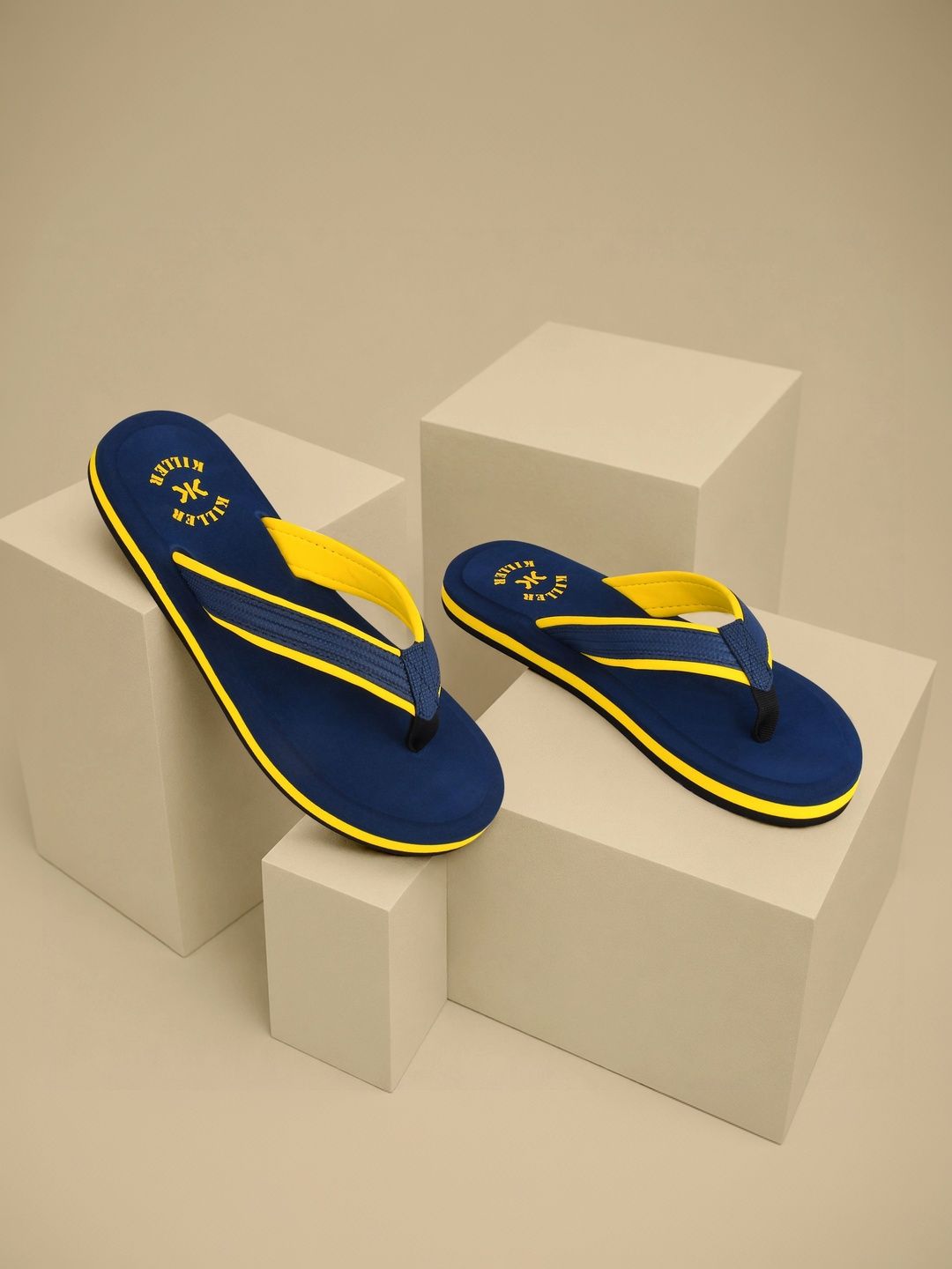 Killer Men Colourblocked Thong Flip-Flops