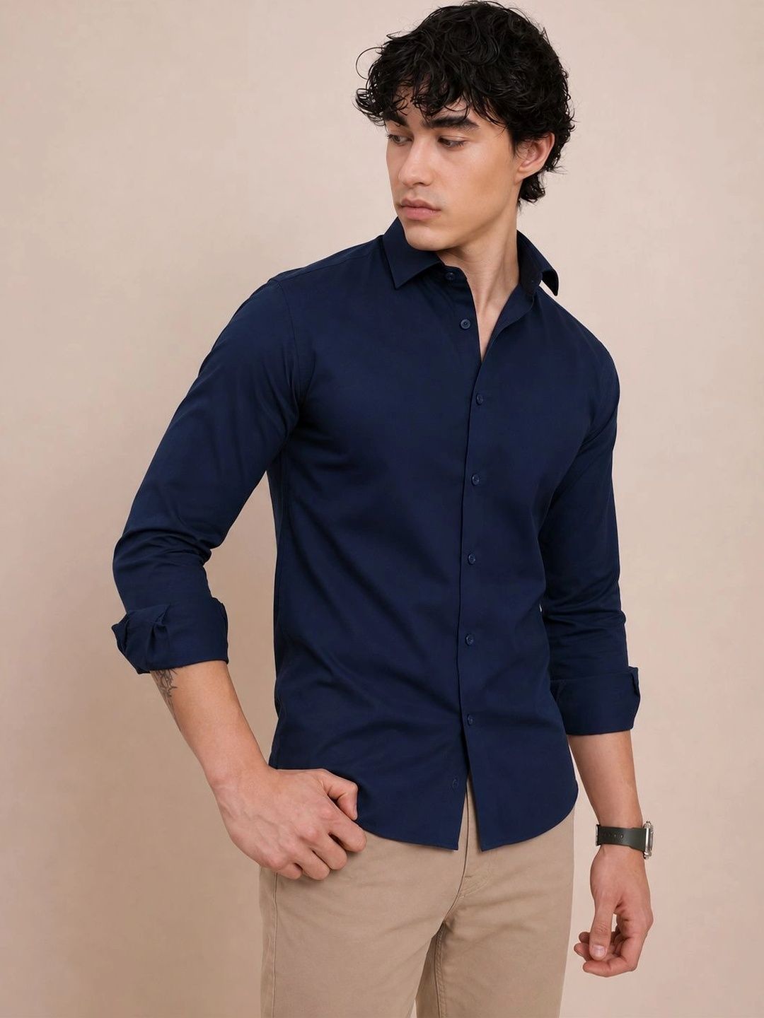 Lee Cross Men Slim Fit Casual Shirt