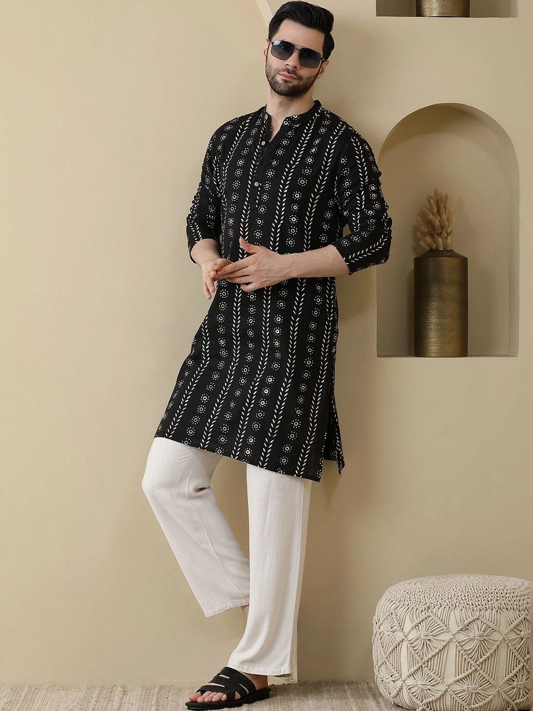 Anouk Men Ethnic Motifs Printed Kurta