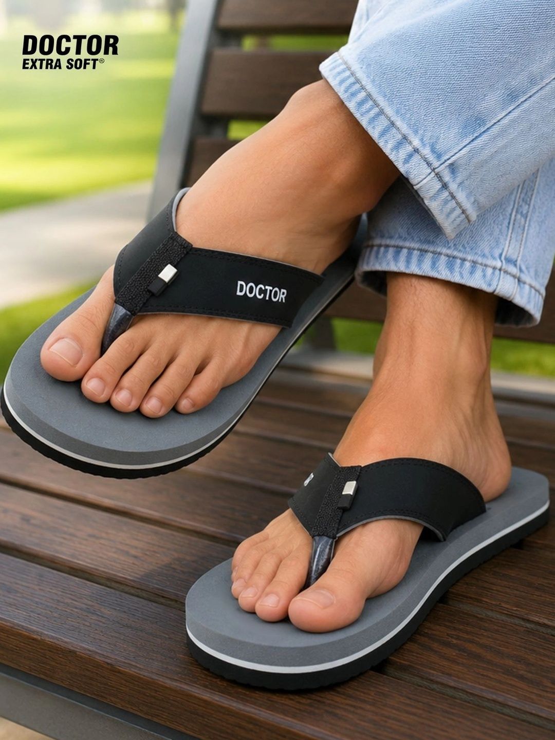 DOCTOR EXTRA SOFT Men Orthopedic Thong Flip-Flops