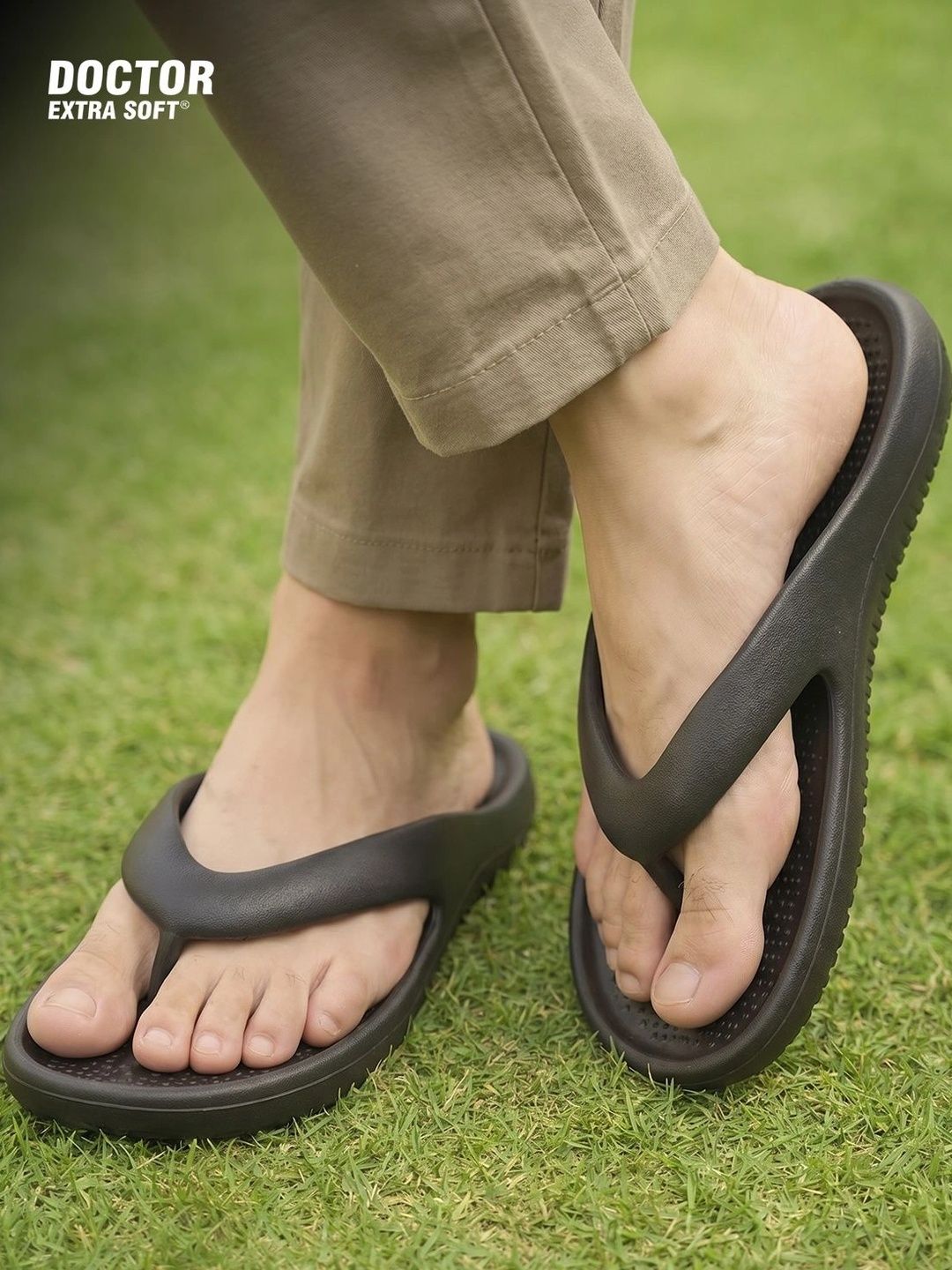 DOCTOR EXTRA SOFT Men Croslite Thong Flip-Flops