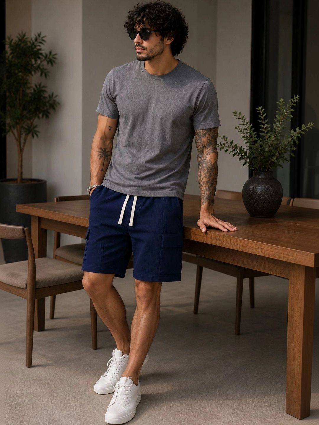 Mast & Harbour Men Cargo Shorts