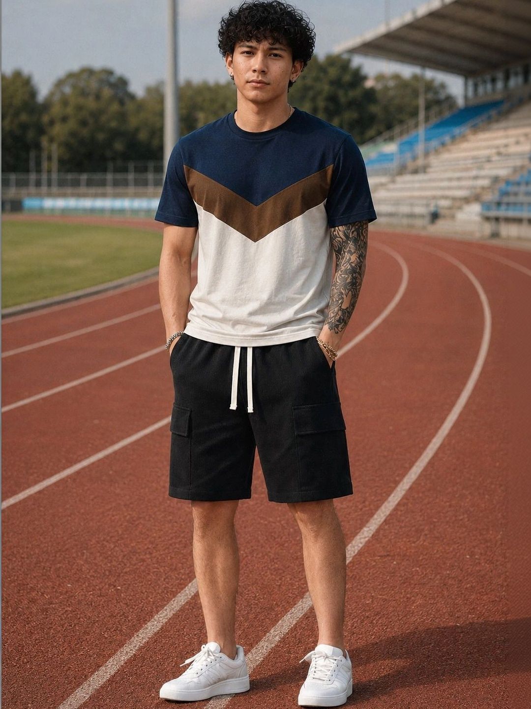 Mast & Harbour Men Cargo Shorts