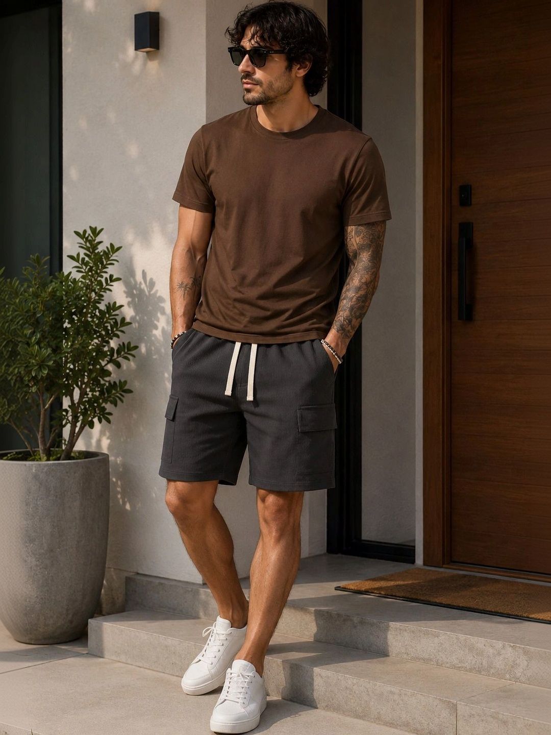 Mast & Harbour Men Cargo Shorts