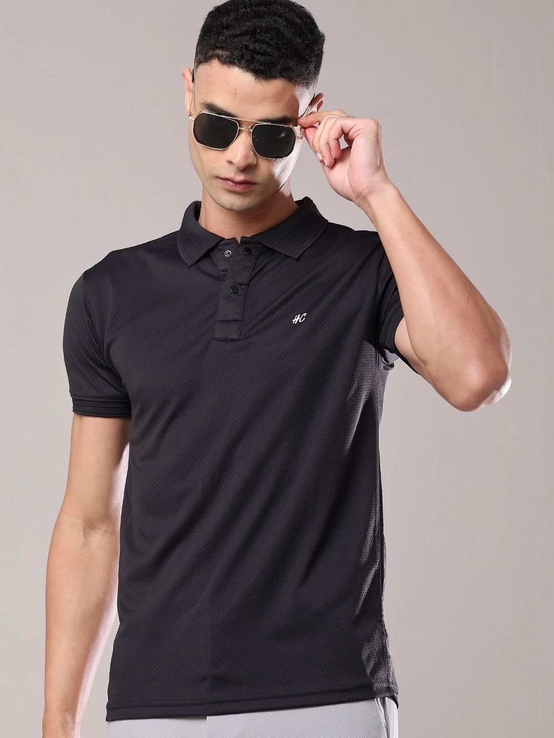 V-Mart Men Polo Collar Slim Fit T-shirt
