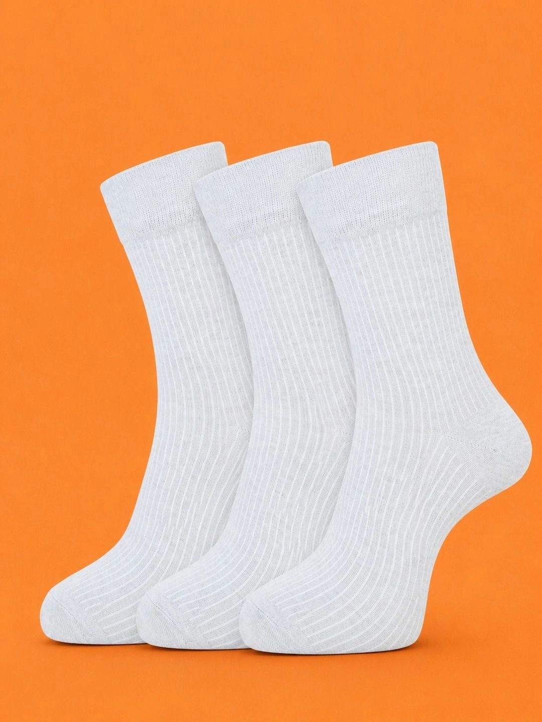 ADDOSSO Men Pack of 3 Cotton Assorted Above Ankle Socks