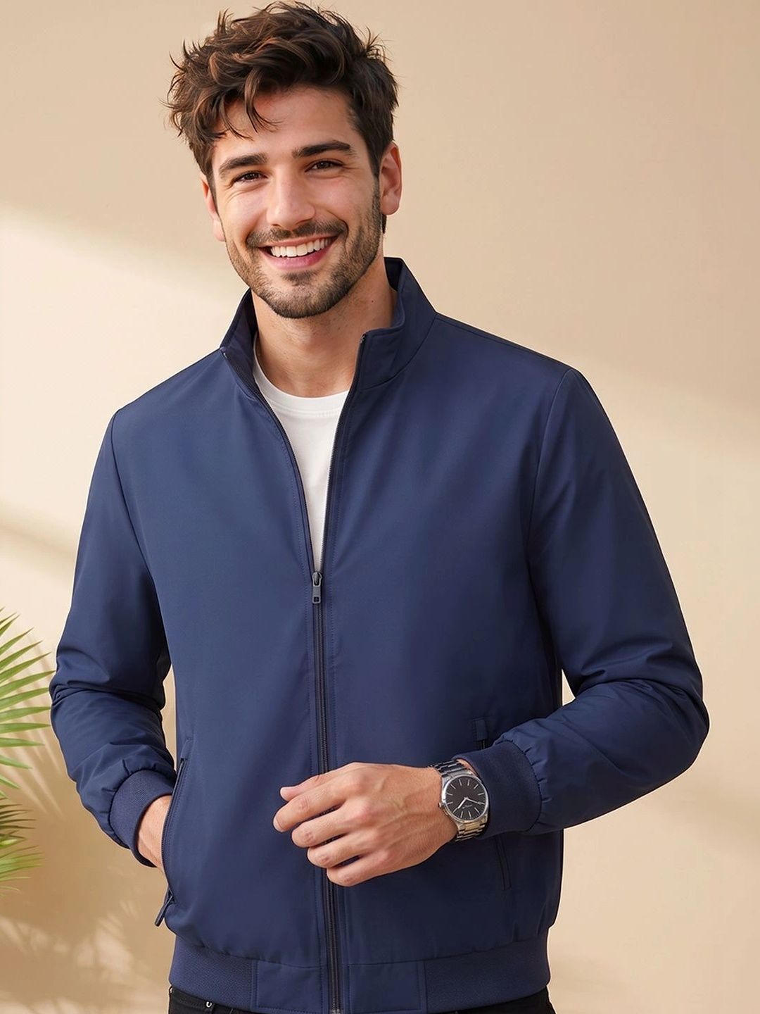 Kook N Keech Men Lightweight Bomber Jacket