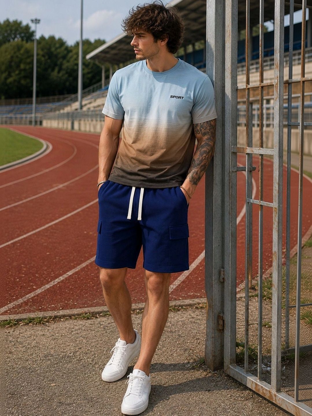 Mast & Harbour Men Cargo Shorts