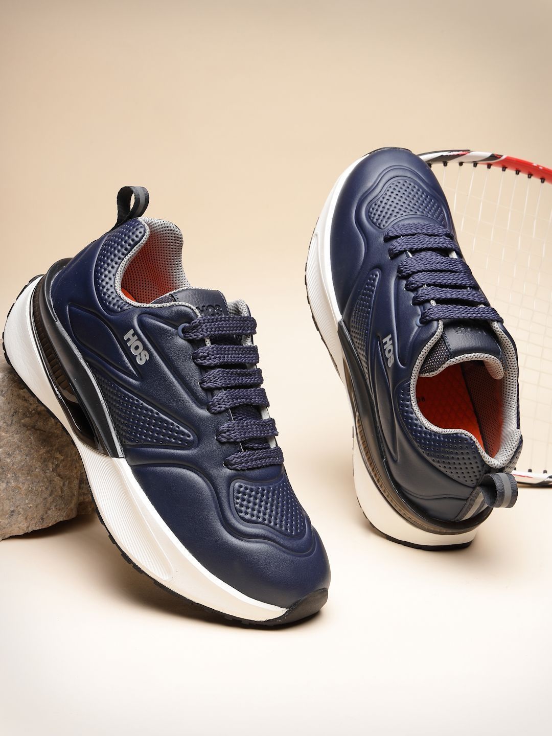 HOS House of Sneaker AIR RUSH Comfort-Fit Breathable Lace-Up Casual Shoes For Men
