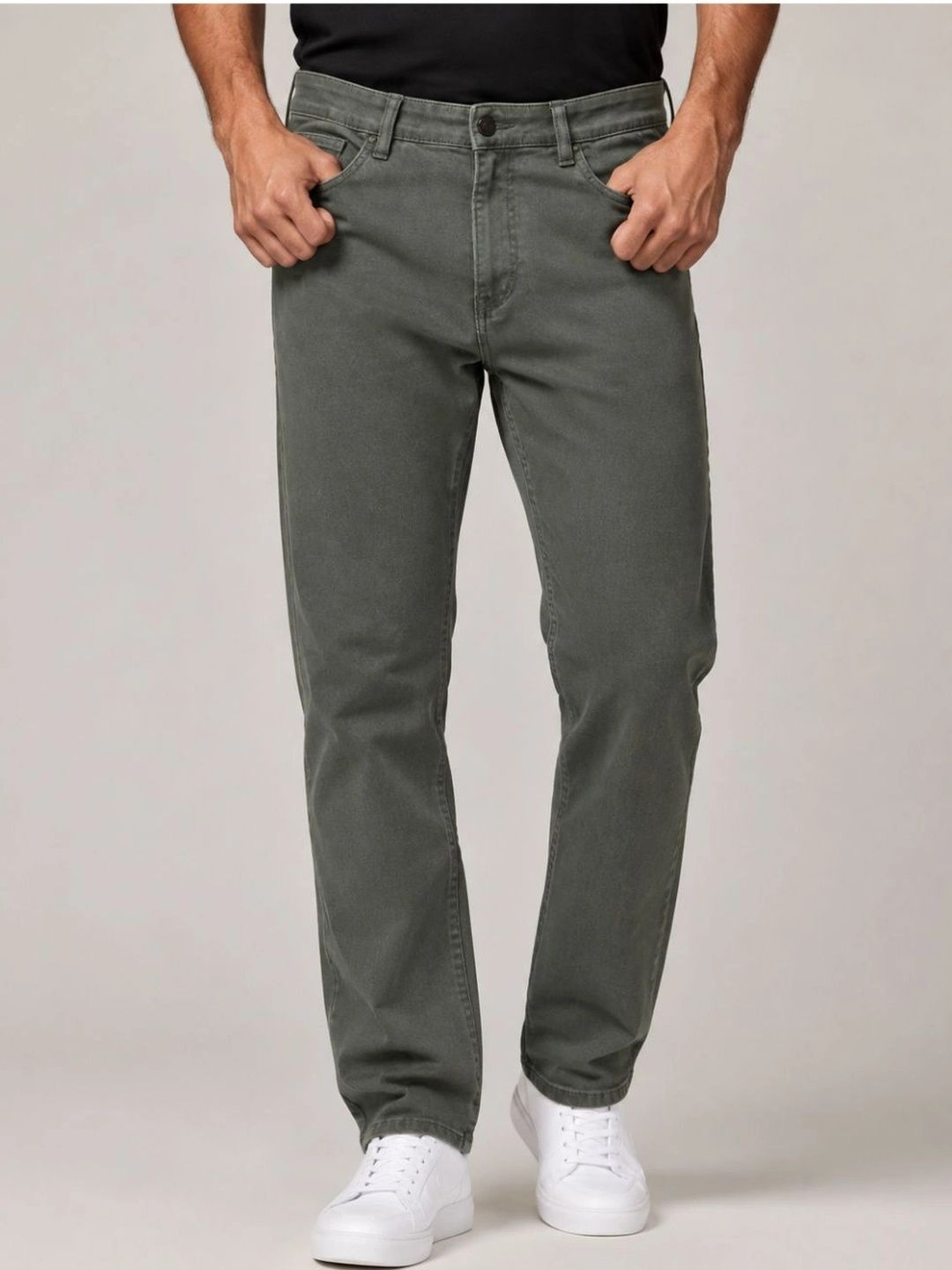 ZUSH Men Straight Fit Mid-Rise Stretchable Jeans
