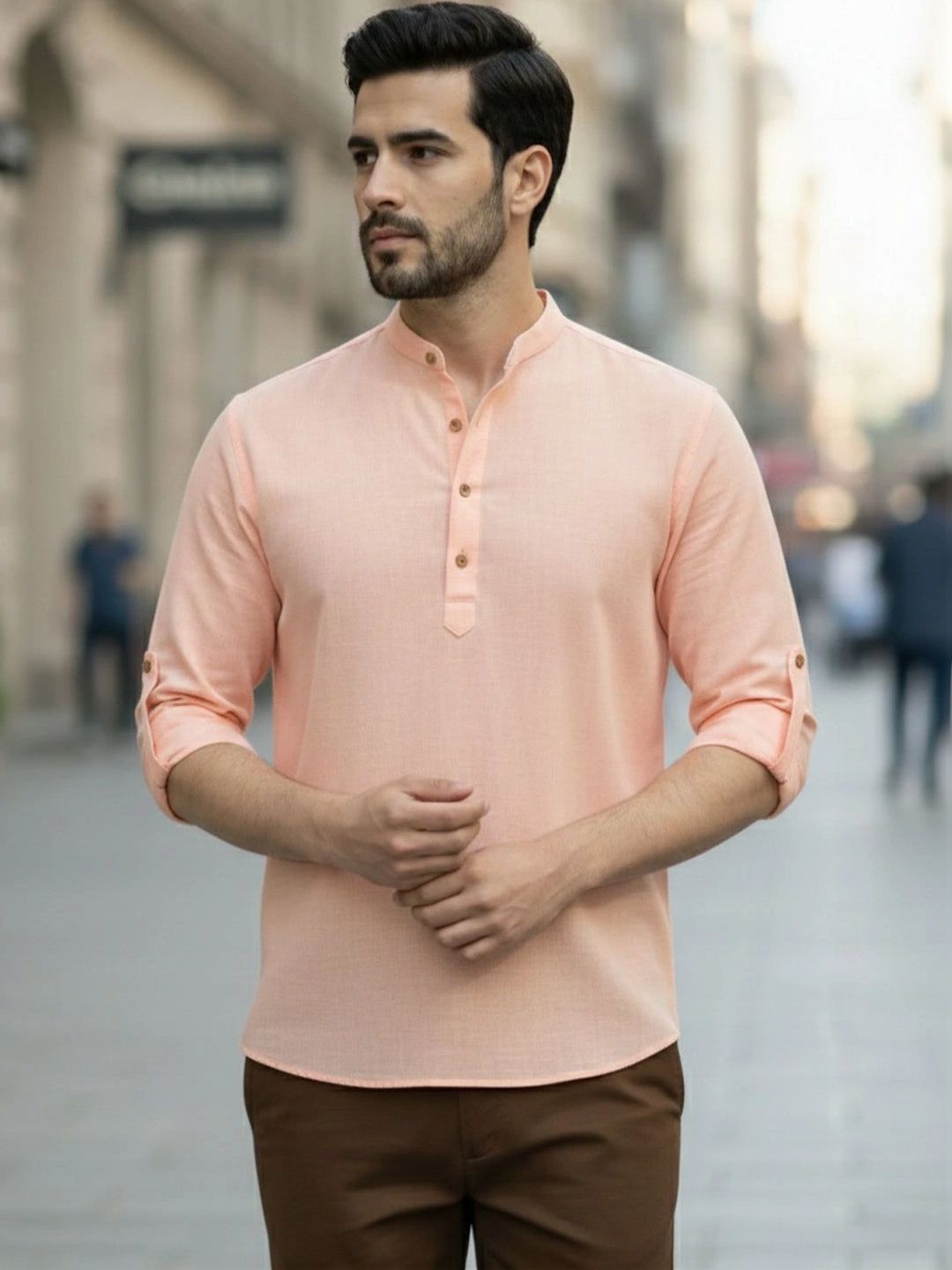 KNOWTED Men Kurta
