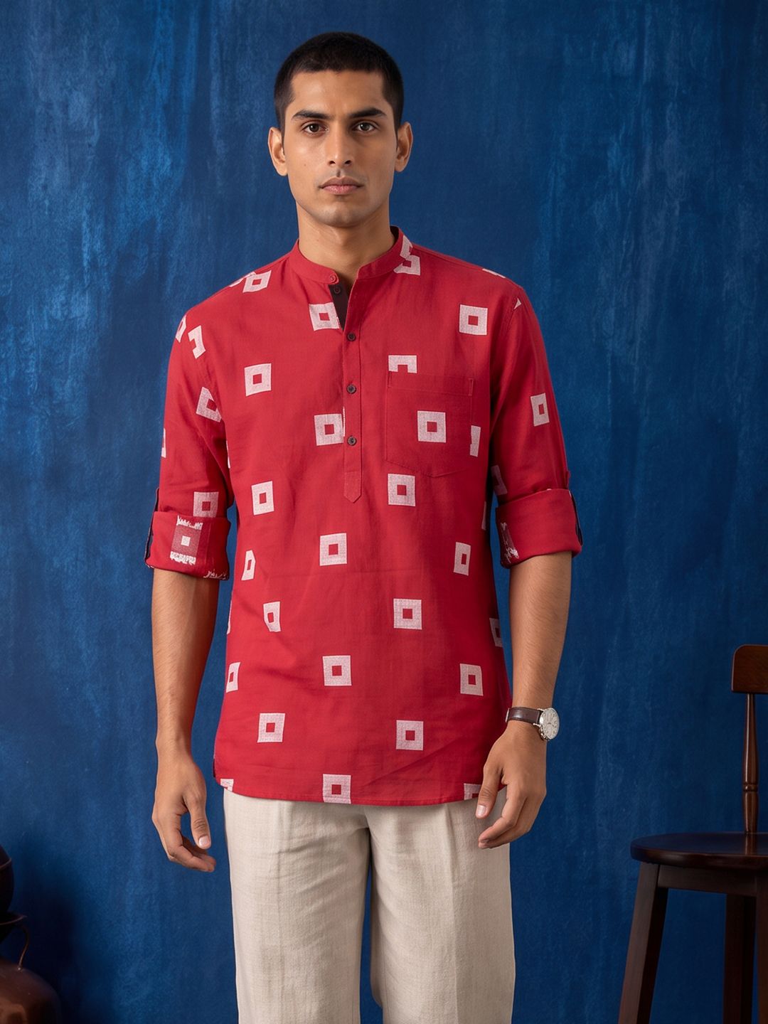 Taavi Woven Legacy Self Design Kurta