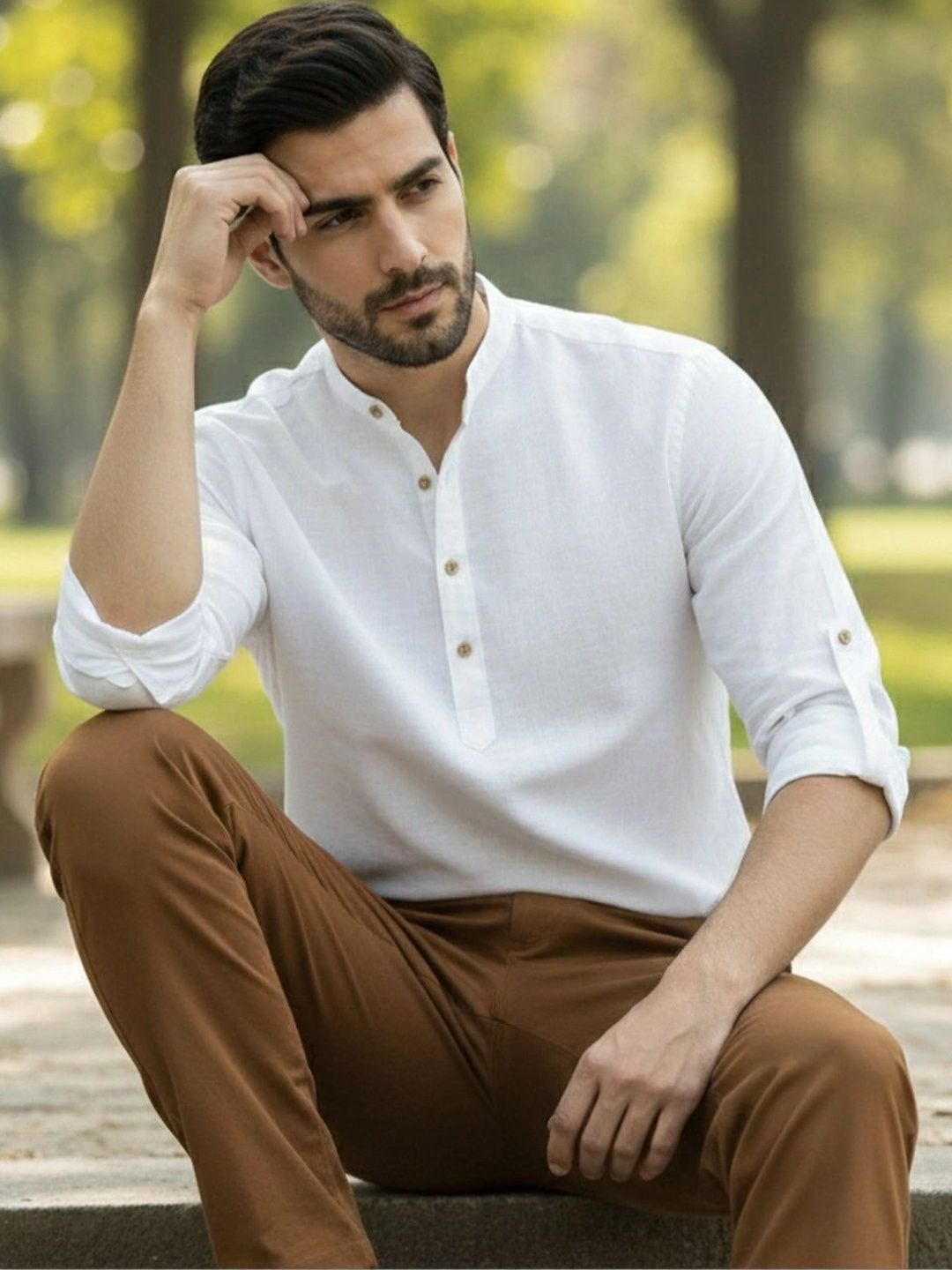 KNOWTED Men Kurta