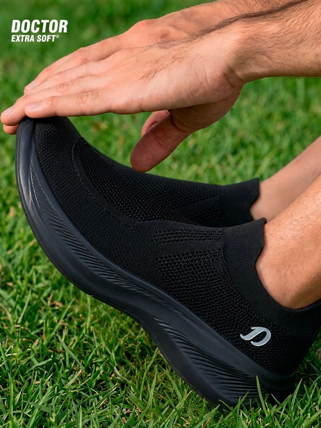 DOCTOR EXTRA SOFT Men Running Non-Marking Shoes