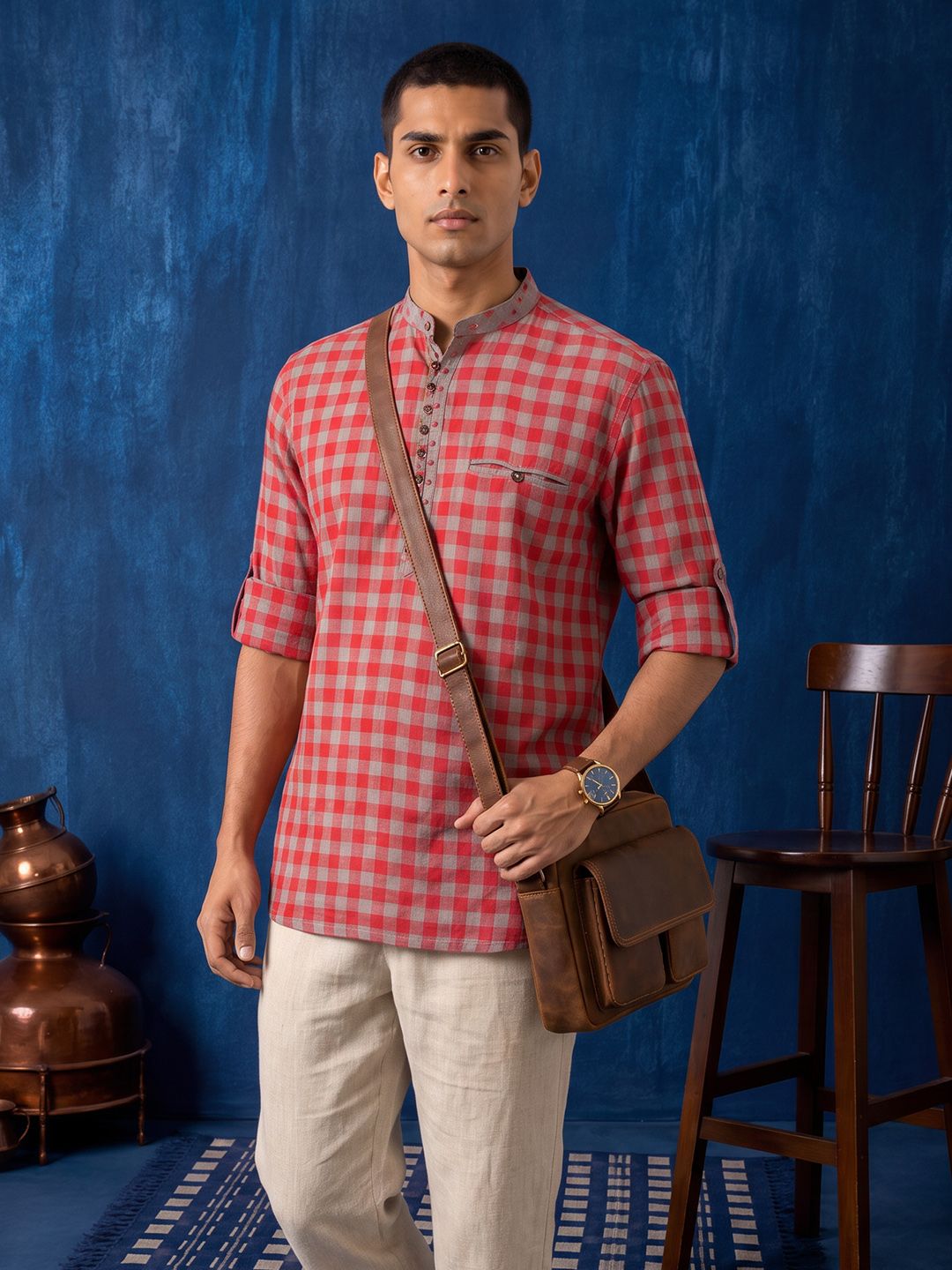 Taavi Woven Legacy Self Design Kurta