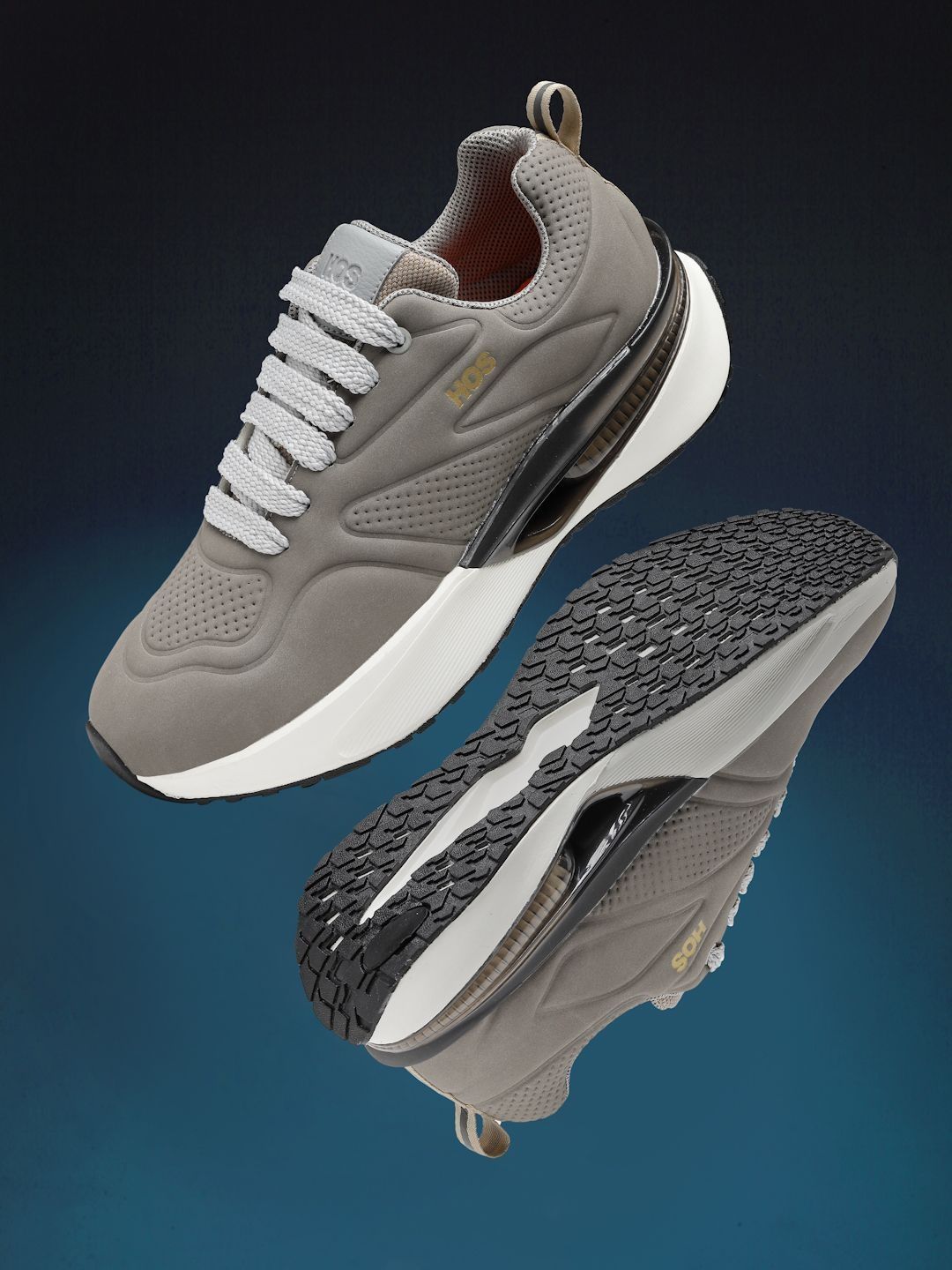 HOS House of Sneaker AIR RUSH Comfort-Fit Breathable Lace-Up Casual Shoes For Men