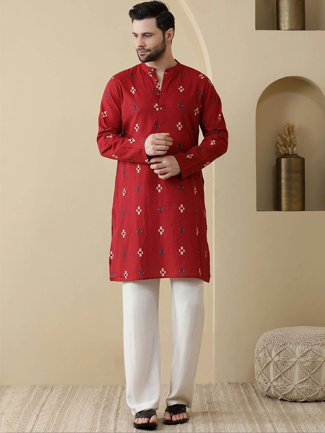 Anouk Men Ethnic Motifs Printed Kurta