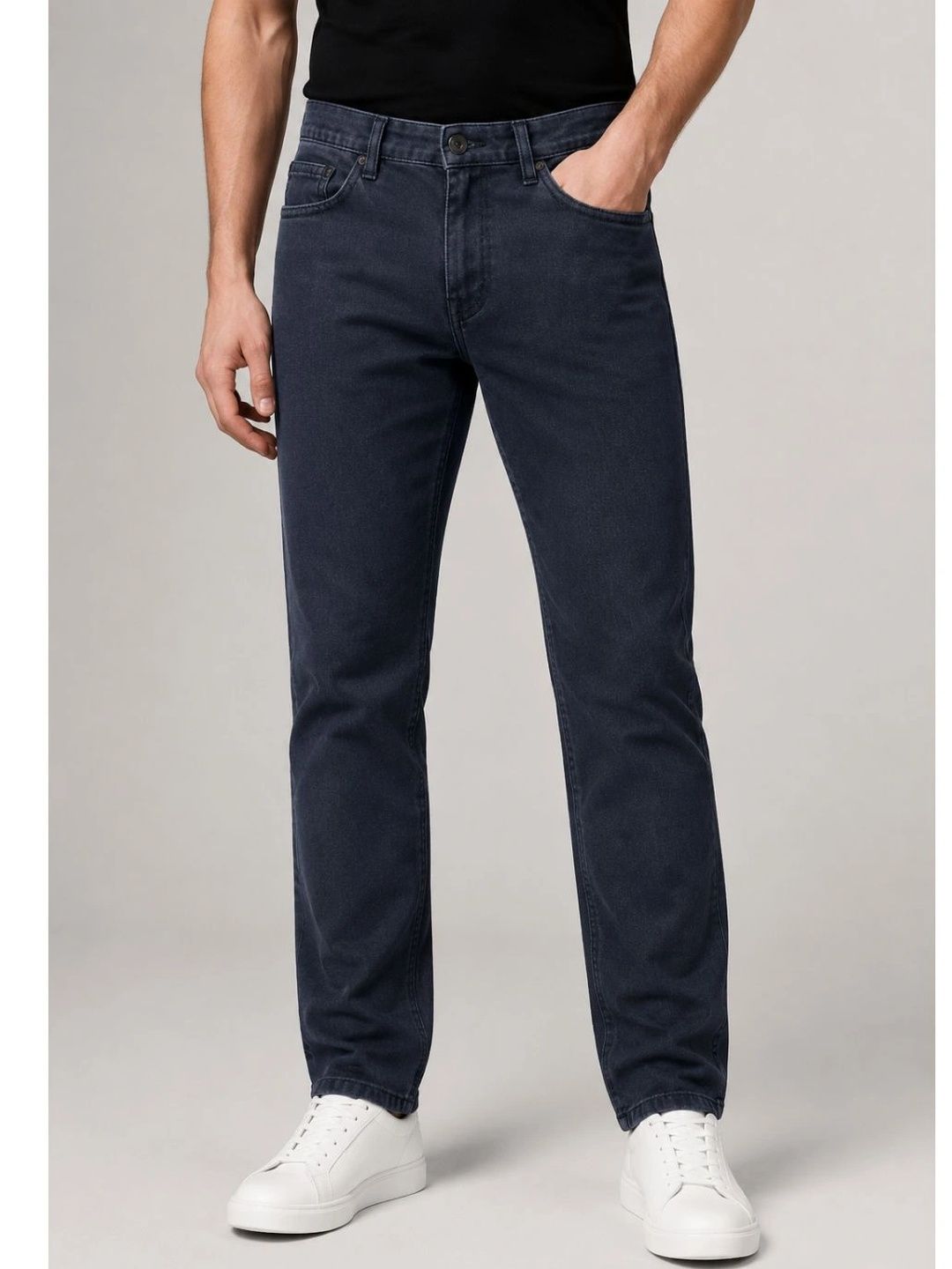ZUSH Men Straight Fit Mid-Rise Stretchable Jeans