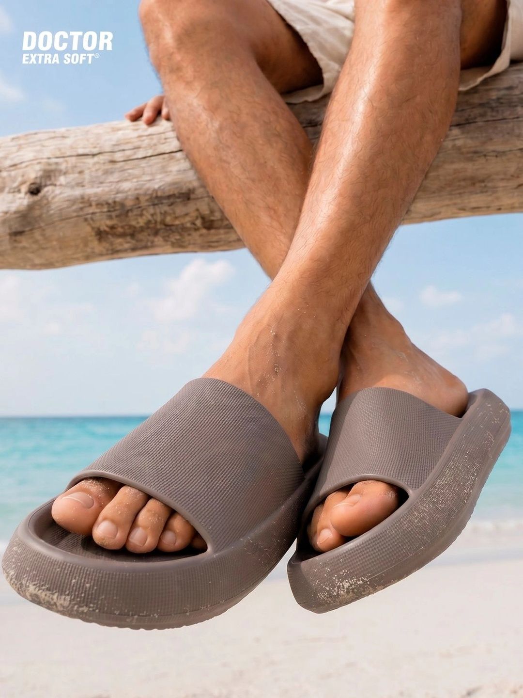 DOCTOR EXTRA SOFT Men Ultra Soft Lightweight Rubber Sliders