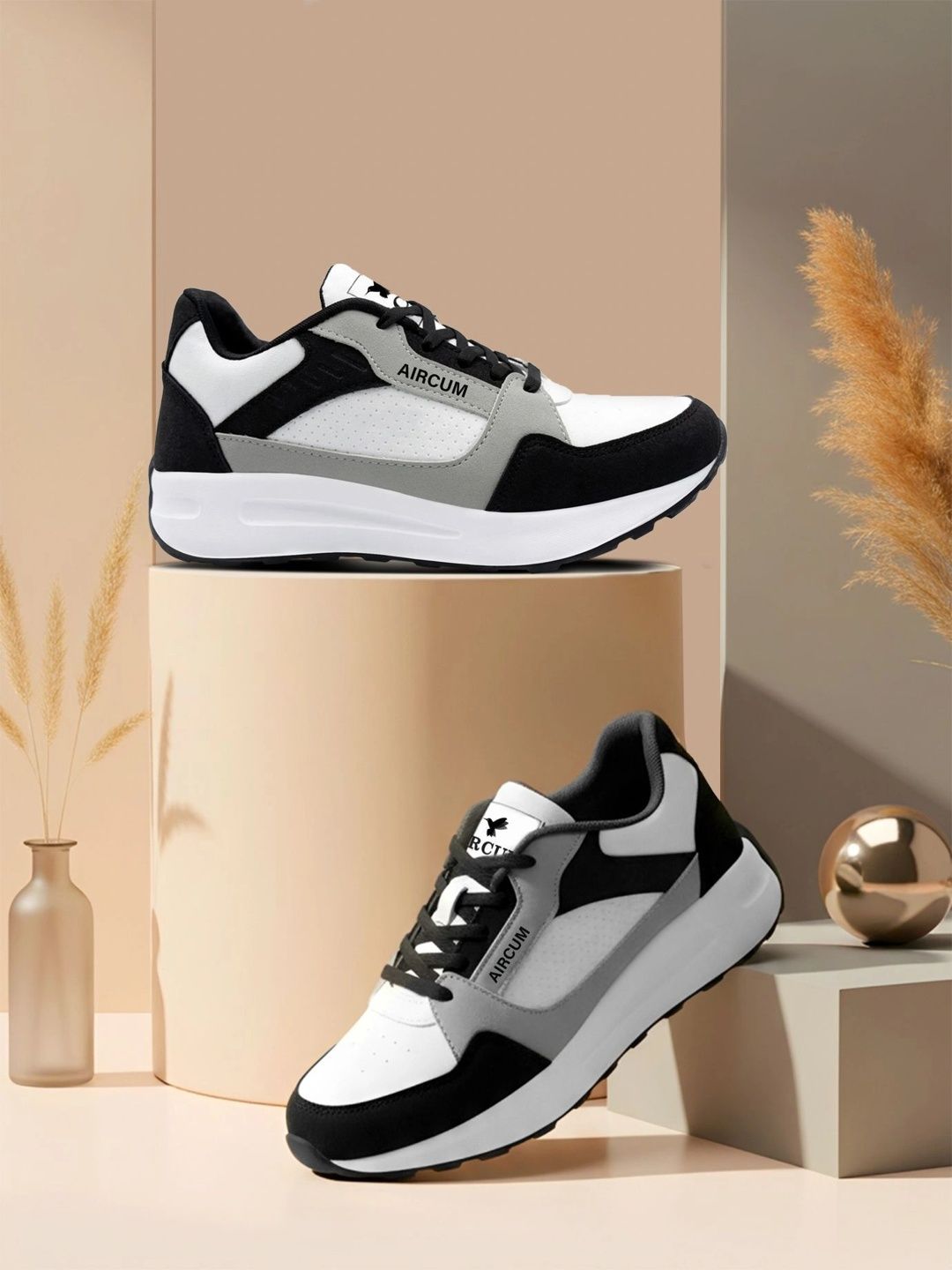 Aircum Men Mesh Running Non-Marking Shoes