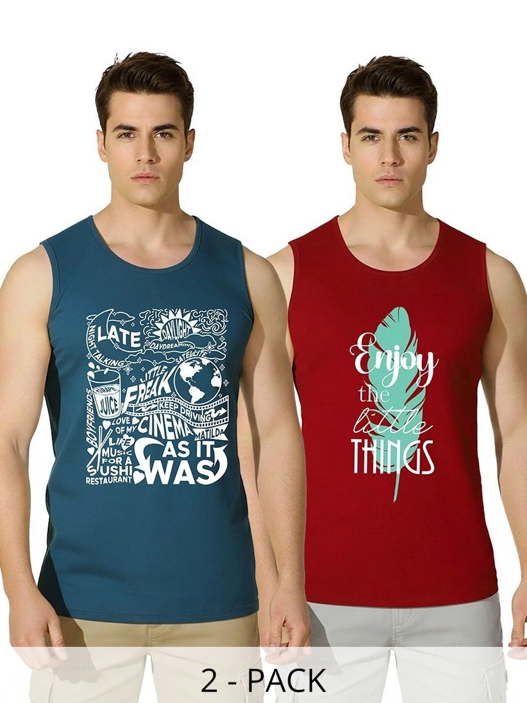 SKY HARBOAR Men Typography 2 Printed T-shirt
