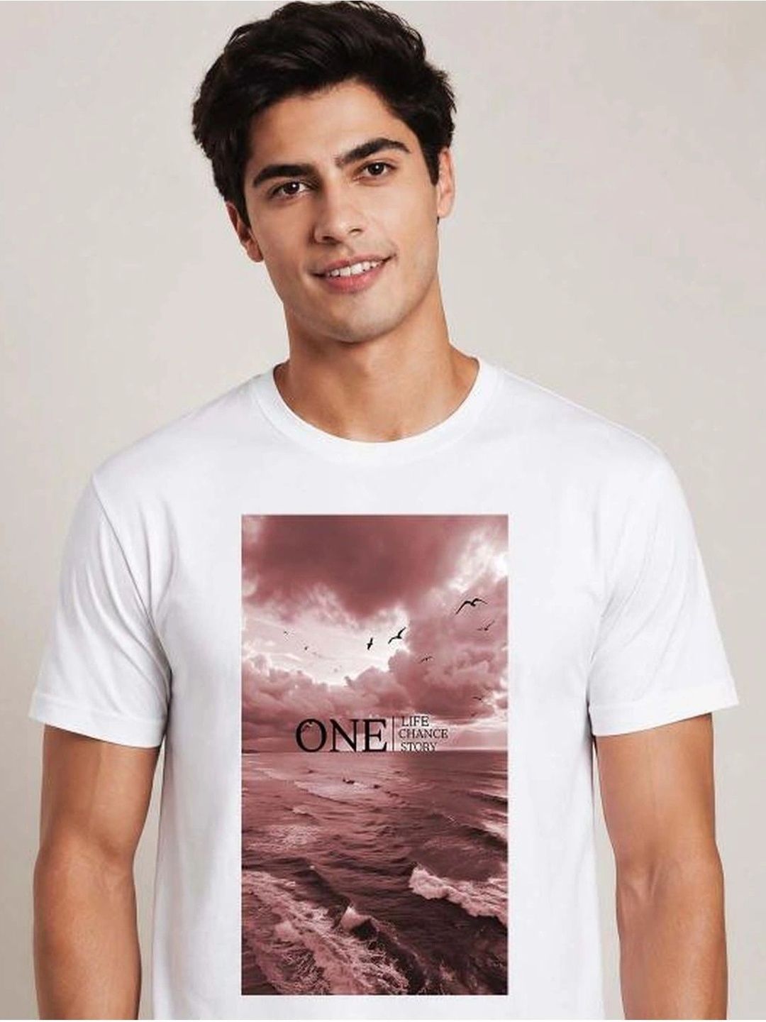 The Arth India Clothing Men Printed T-shirt