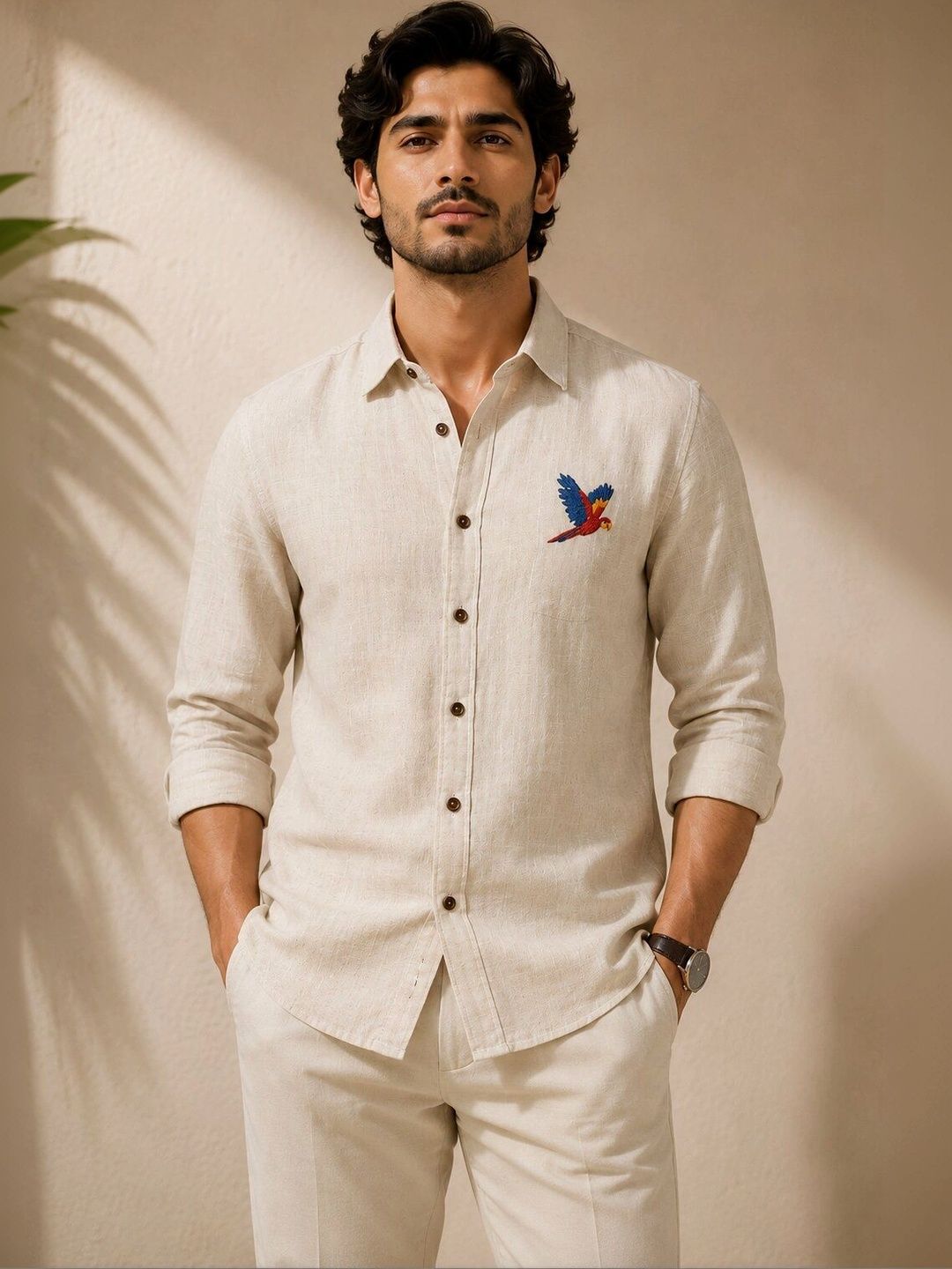 BLACK ROSSY Men Casual Shirt