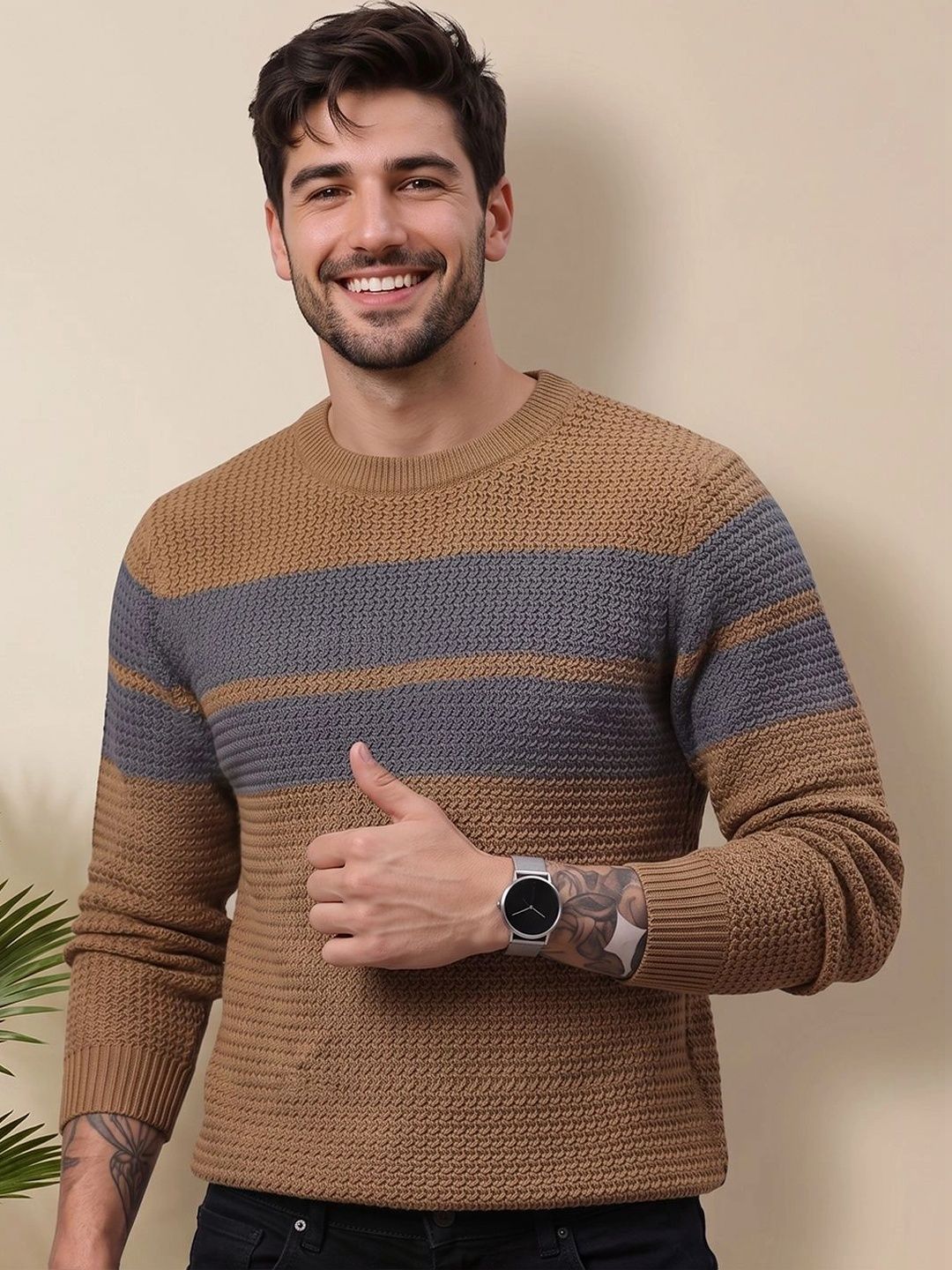 Moda Rapido Men Colourblocked Pullover