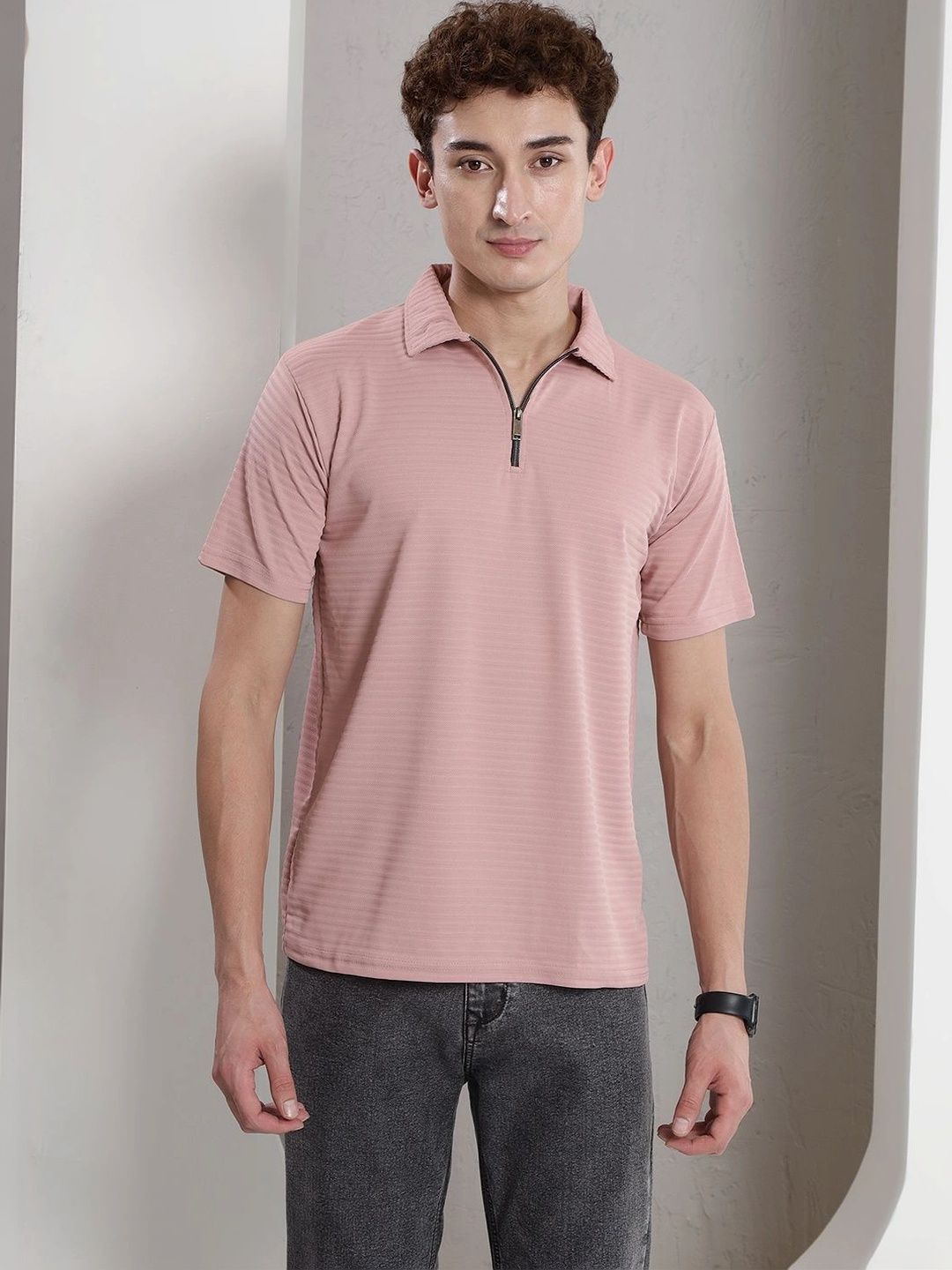 Tromko Men Polo Collar Antimicrobial T-shirt