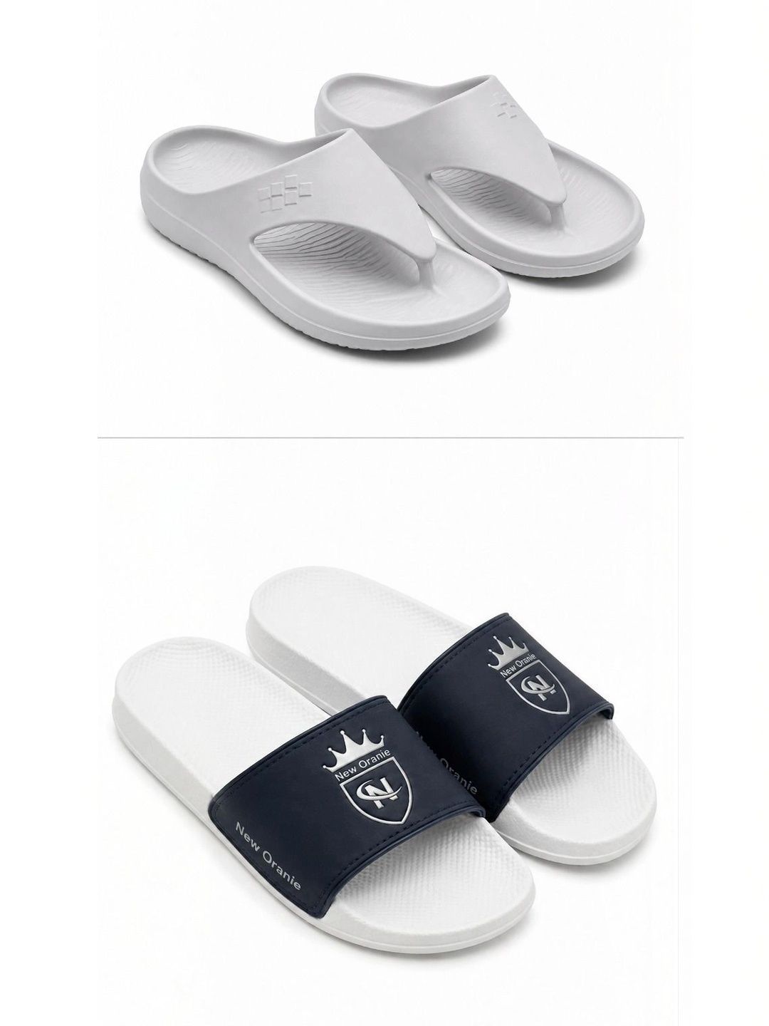 NEW ORANIE Men Printed Thong Flip-Flops