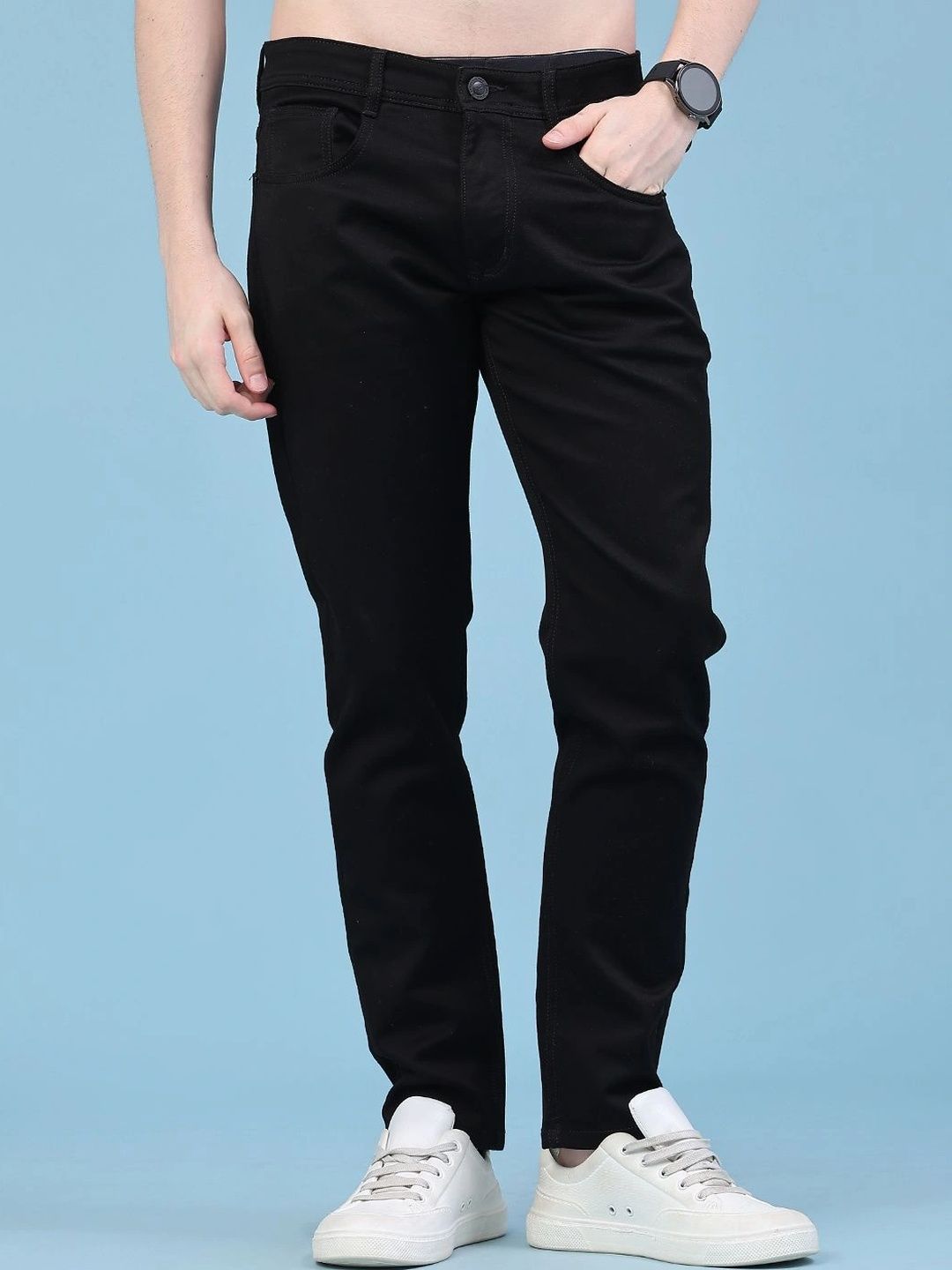 V-Mart Men Slim Fit Mid-Rise Jeans