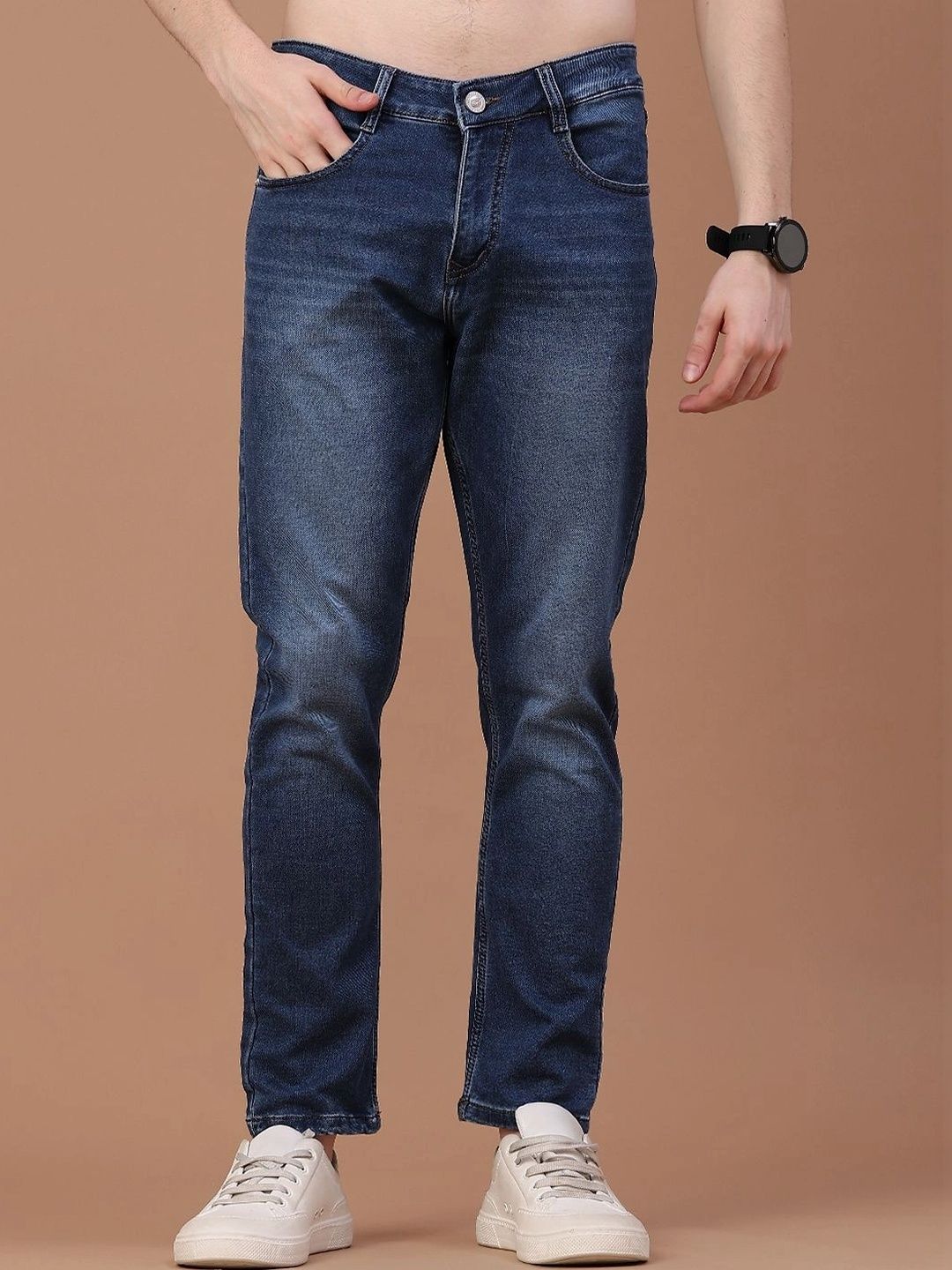V-Mart Men Regular Fit Mid-Rise Jeans