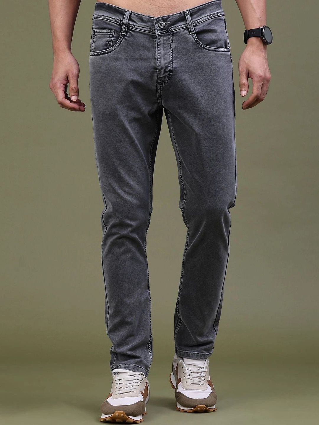 V-Mart Men Regular Fit Mid-Rise Jeans