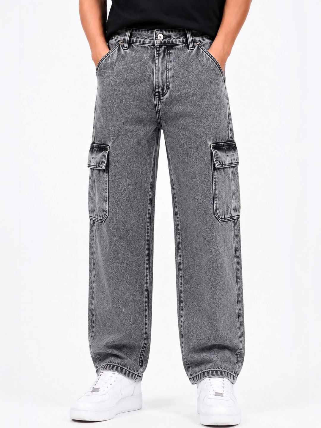 MQ Denim Men Straight Fit Mid-Rise Jeans