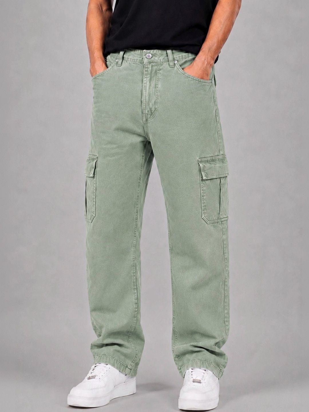 MQ Denim Men Straight Fit Mid-Rise Jeans