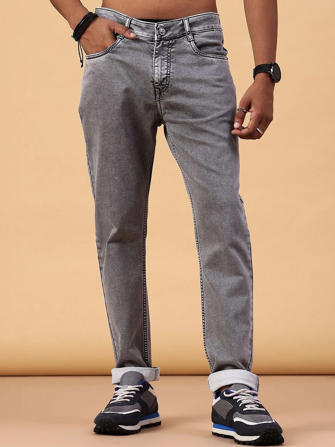 V-Mart Men Regular Fit Mid-Rise Jeans