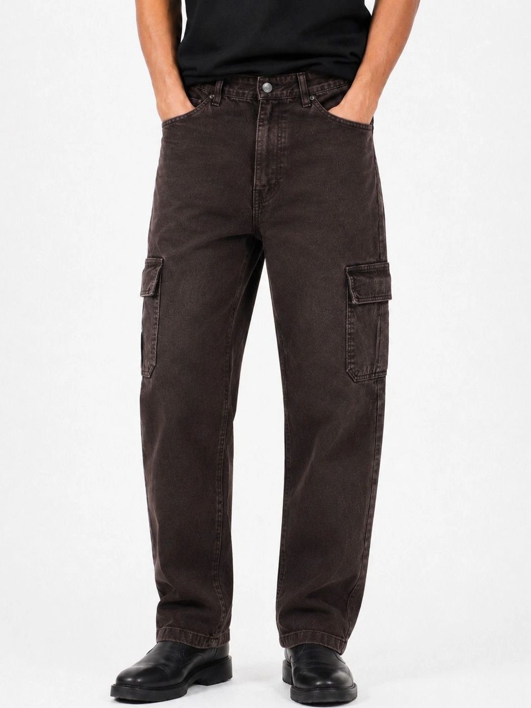 MQ Denim Men Straight Fit Mid-Rise Jeans