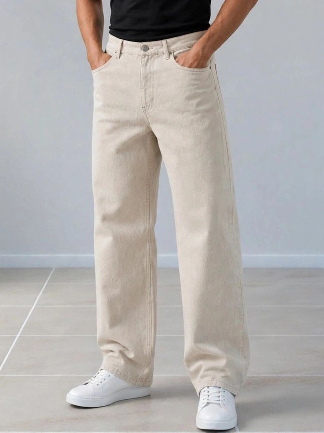 Kook N Keech Men Classic Regular Fit Mid-Rise Stretchable Jeans