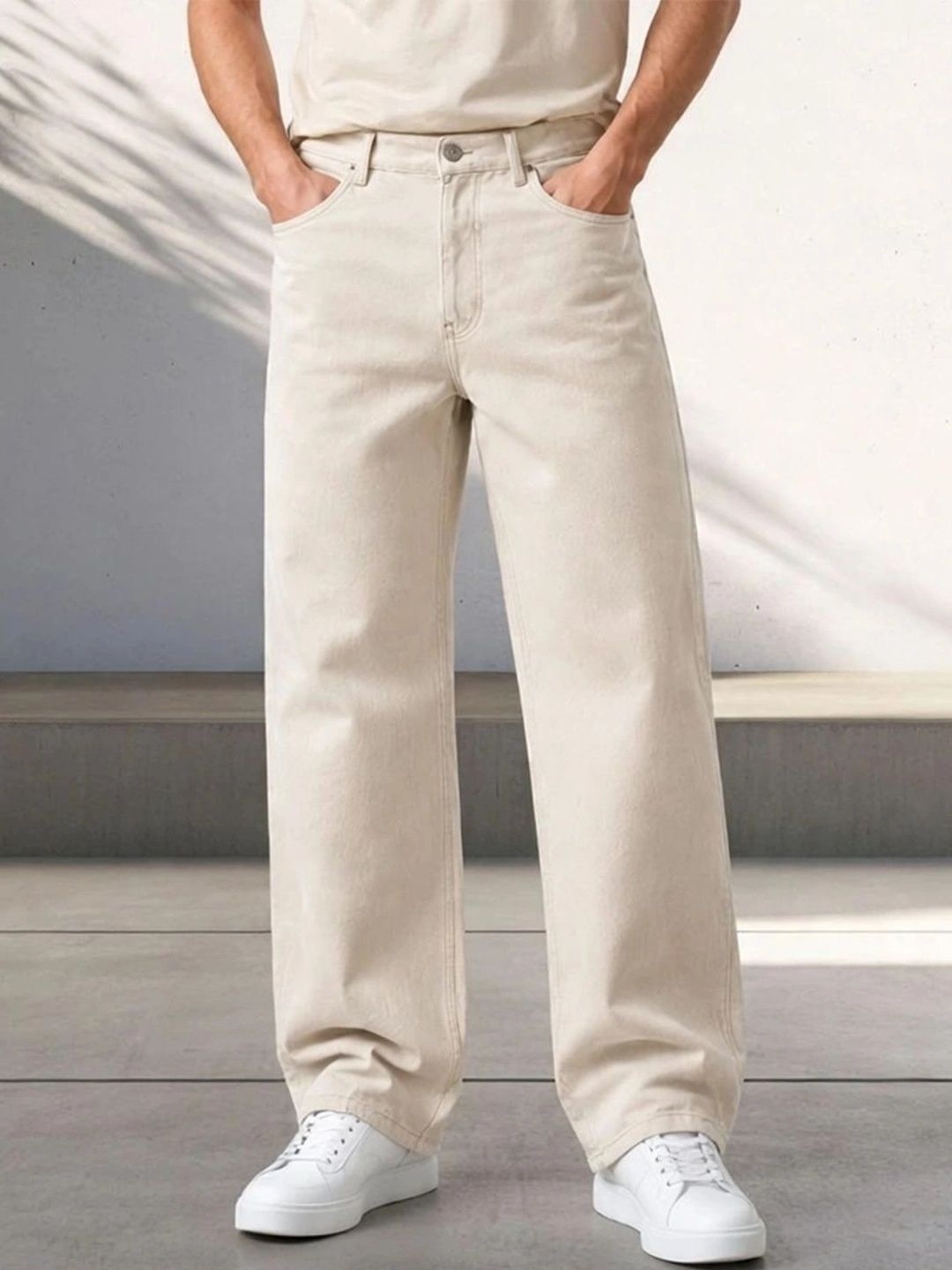 Kook N Keech Men Classic Regular Fit Mid-Rise Stretchable Jeans