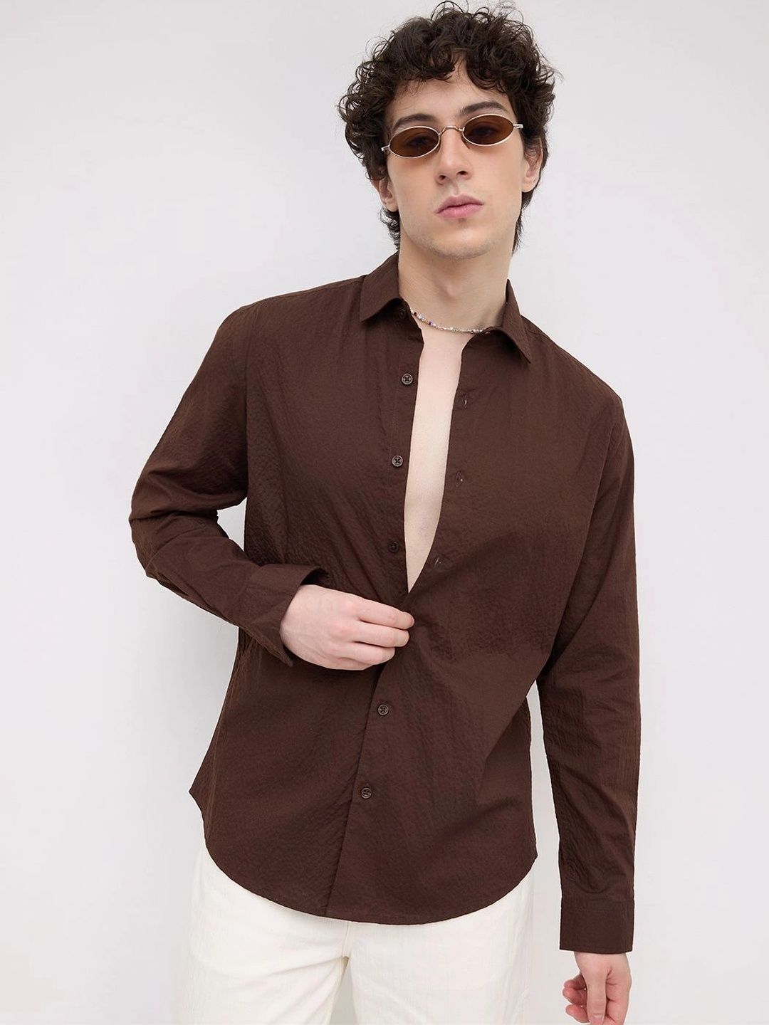VASTRADO Men Classic Slim Fit Casual Shirt