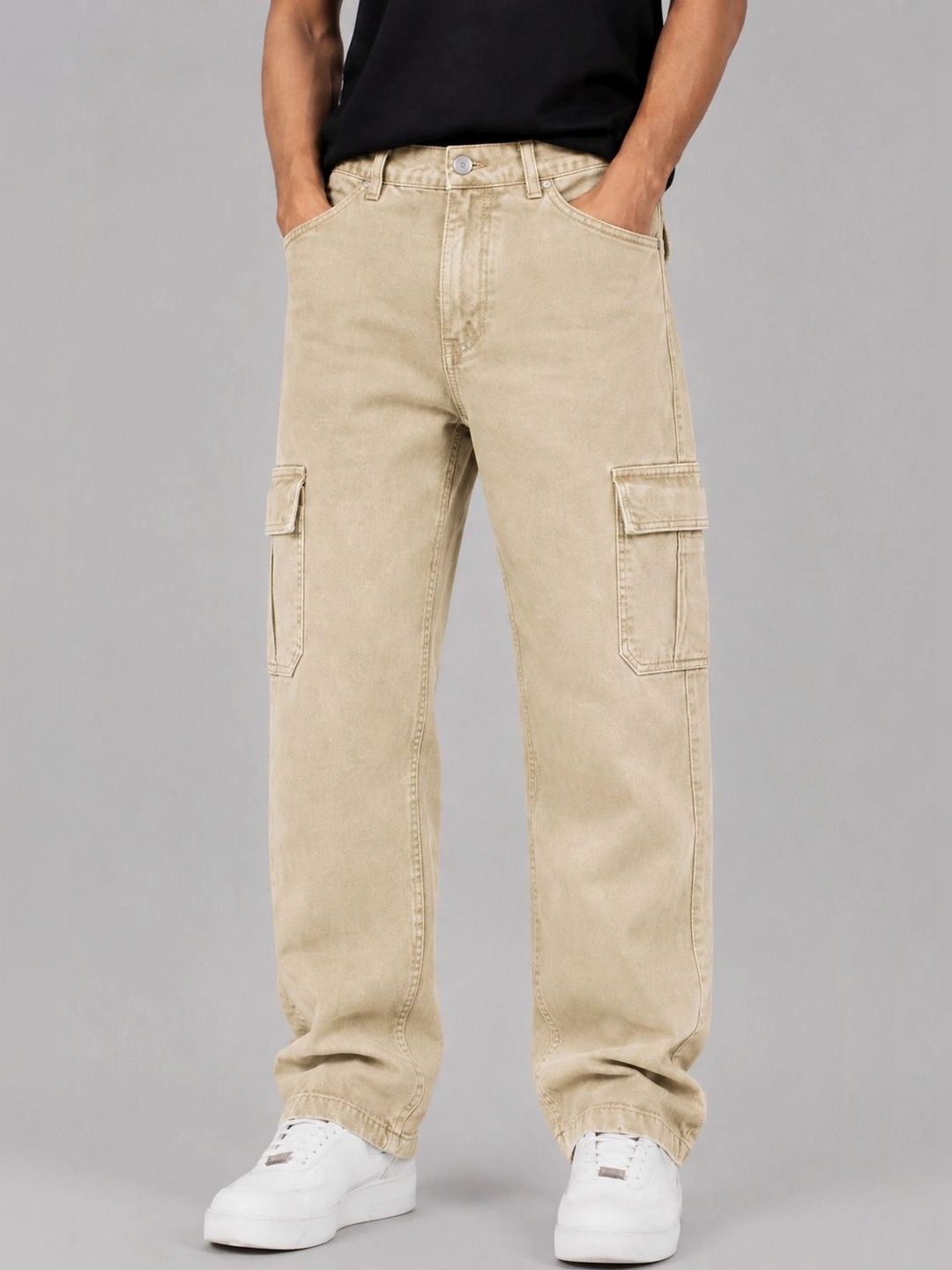 MQ Denim Men Straight Fit Mid-Rise Jeans
