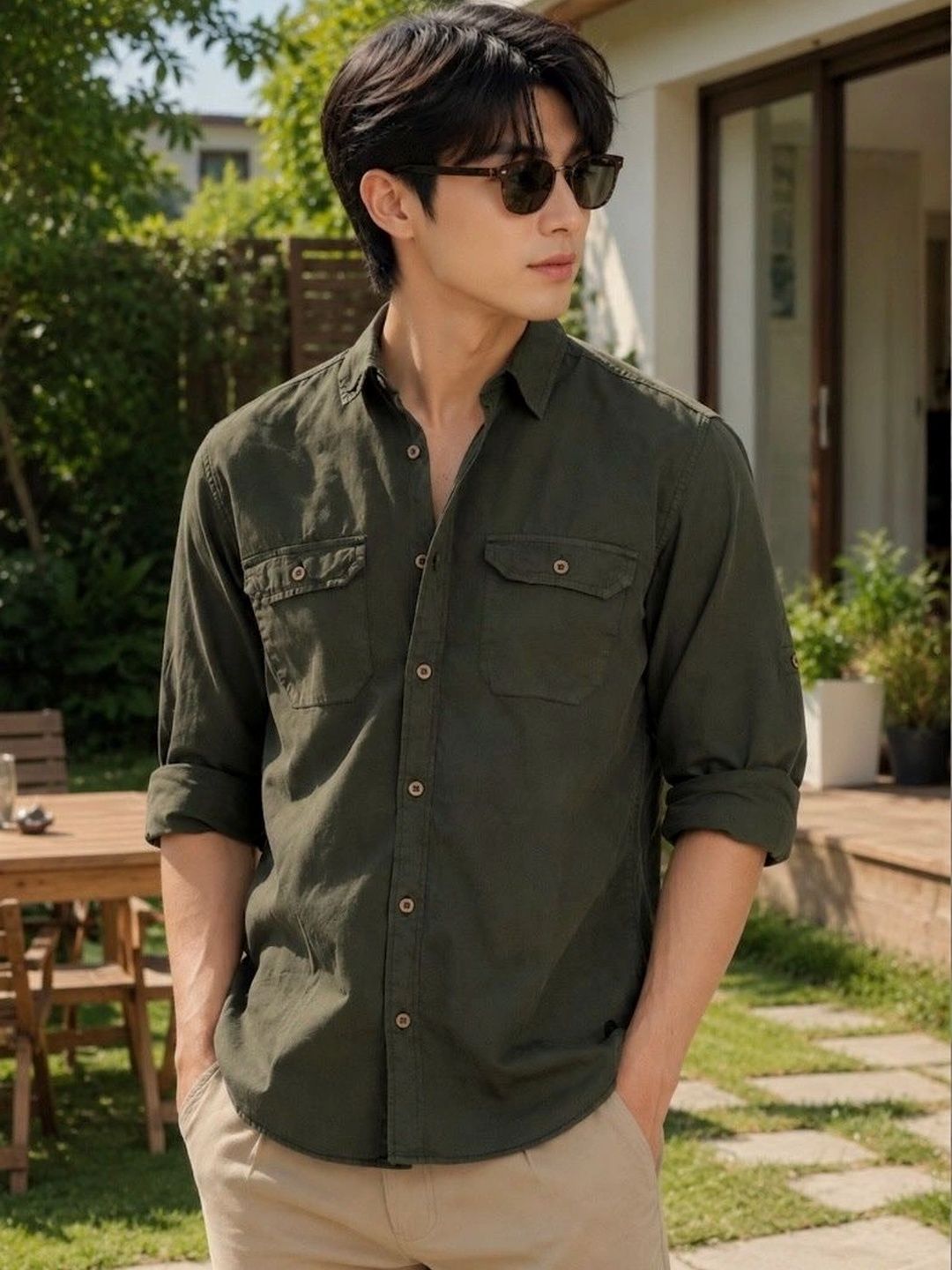 Bene Kleed Pure Cotton Casual Shirt
