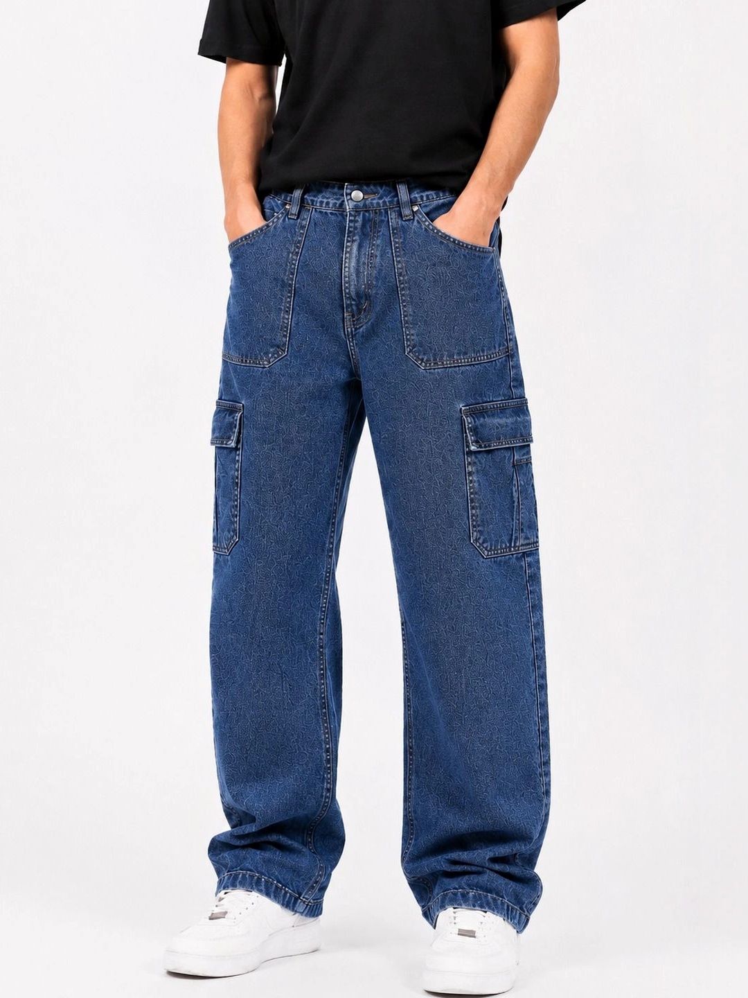 MQ Denim Men Straight Fit Mid-Rise Jeans