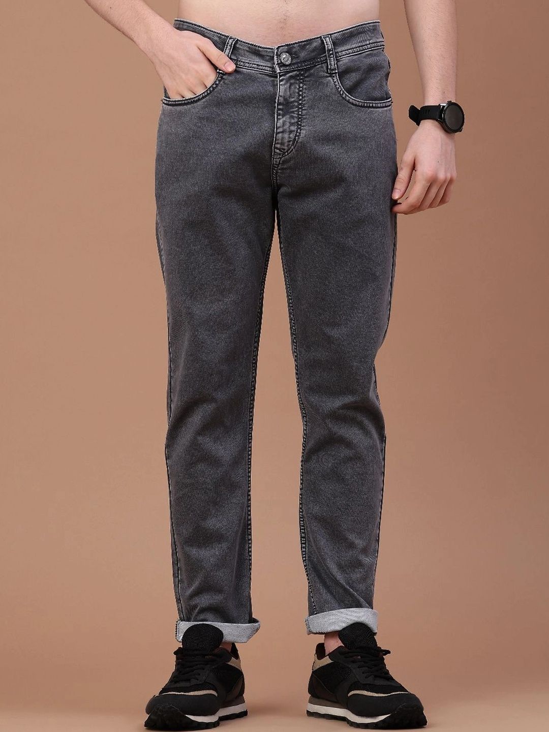 V-Mart Men Regular Fit Mid-Rise Jeans