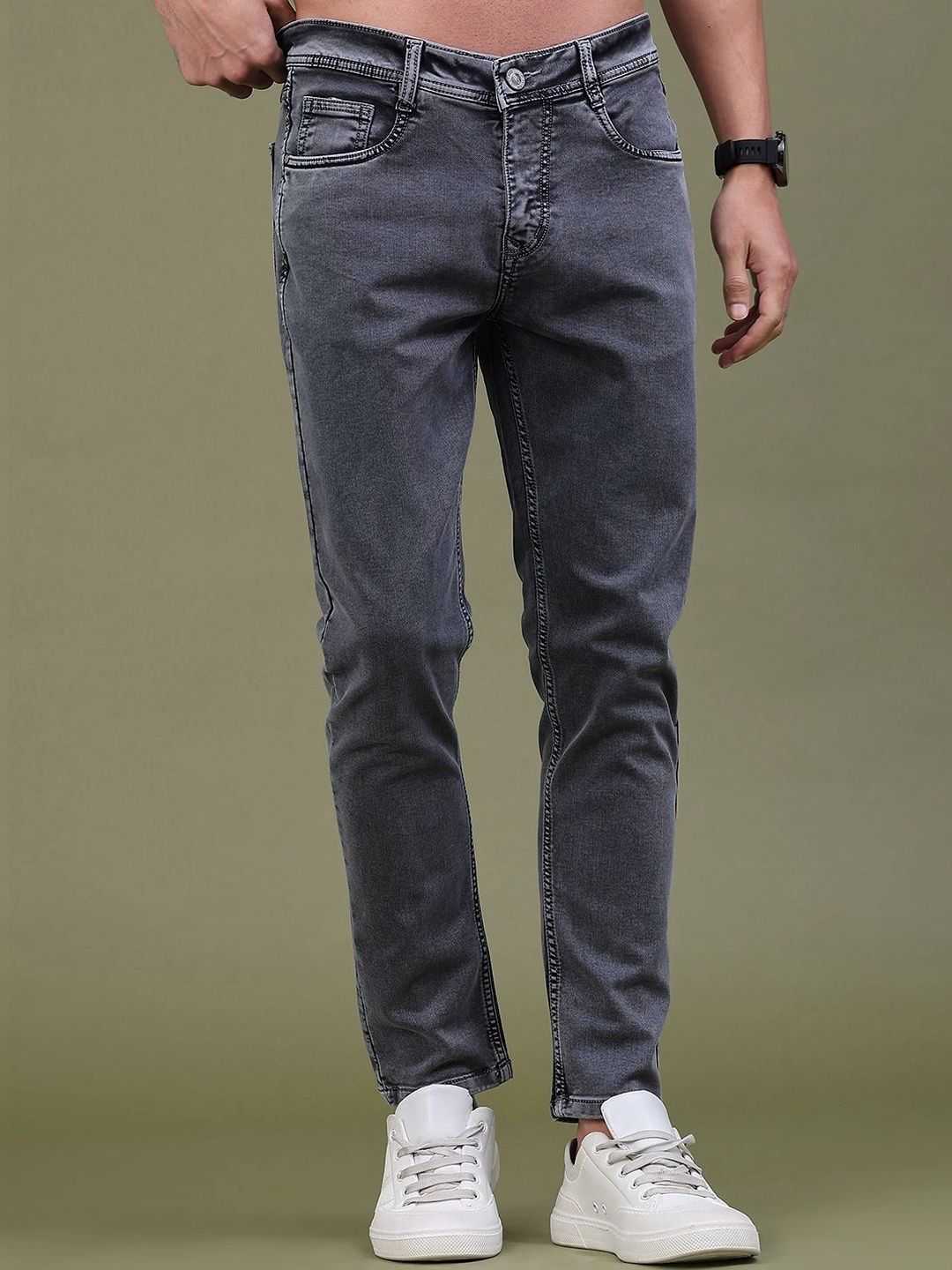 V-Mart Men Regular Fit Mid-Rise Jeans