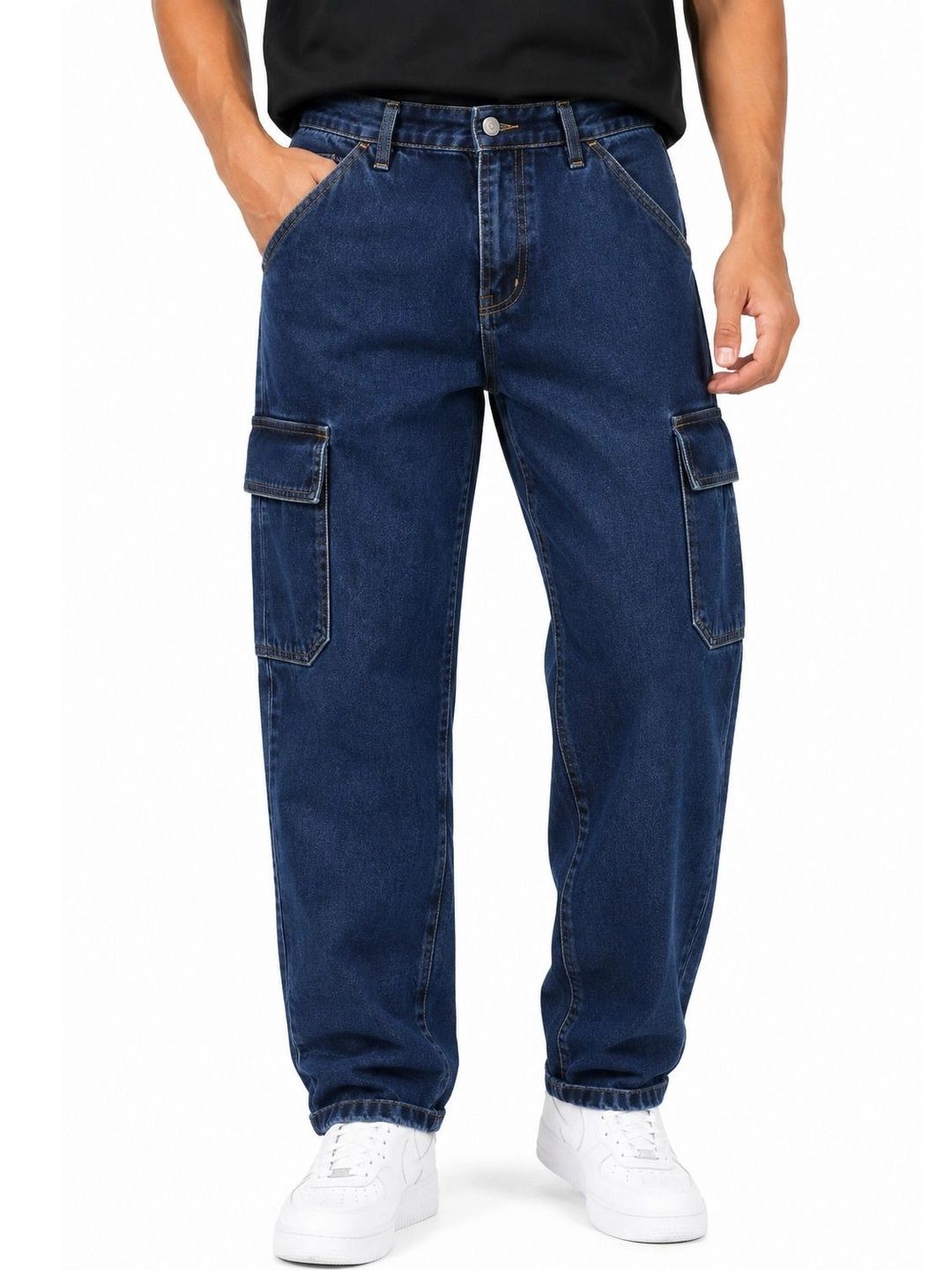 MQ Denim Men Straight Fit Mid-Rise Jeans
