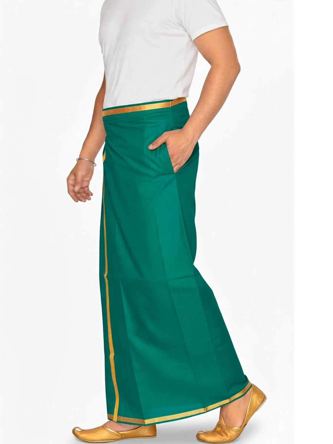 TUNI MANI Men Cotton Dhoti Dhotis