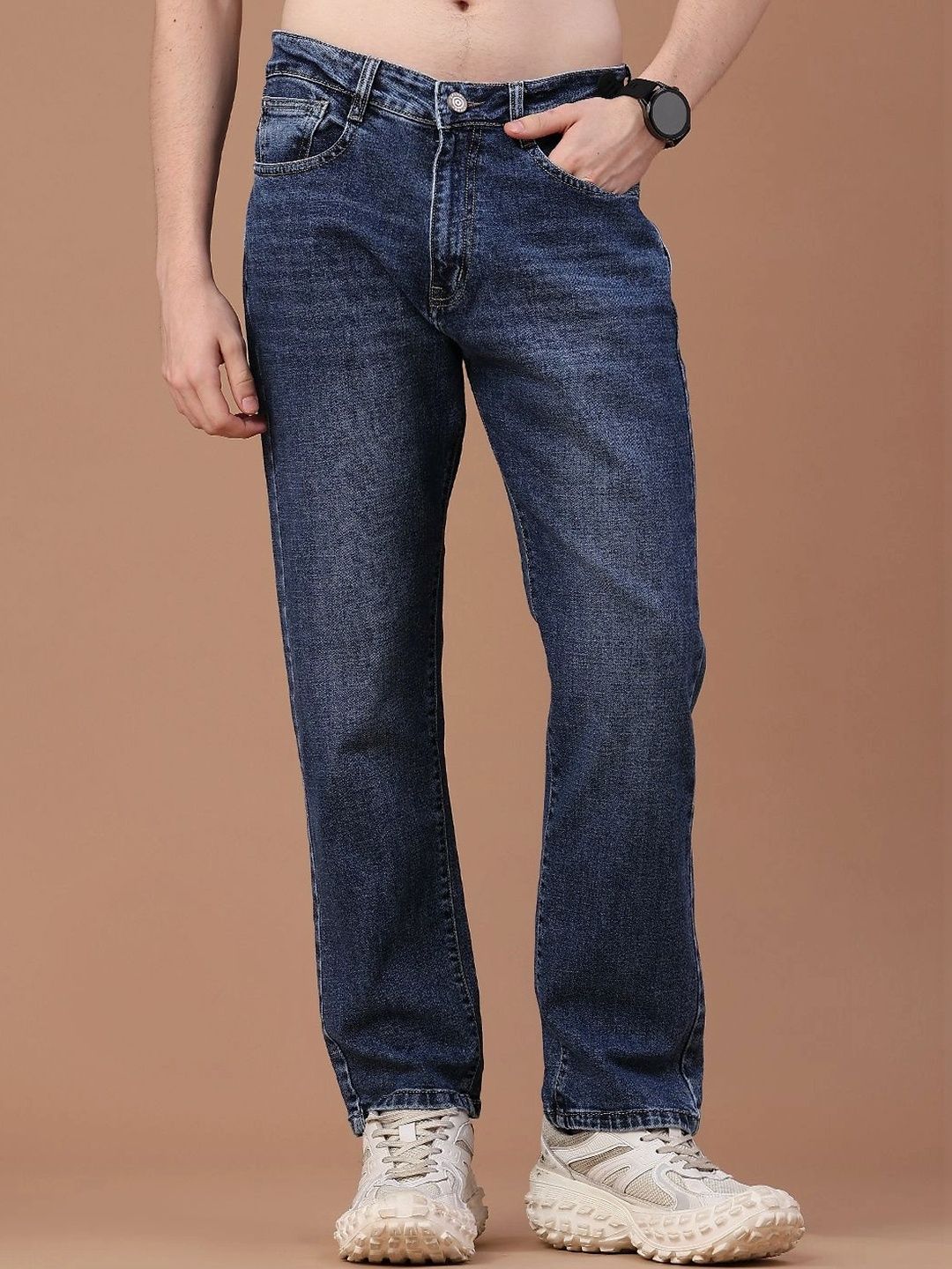 V-Mart Men Regular Fit Mid-Rise Jeans